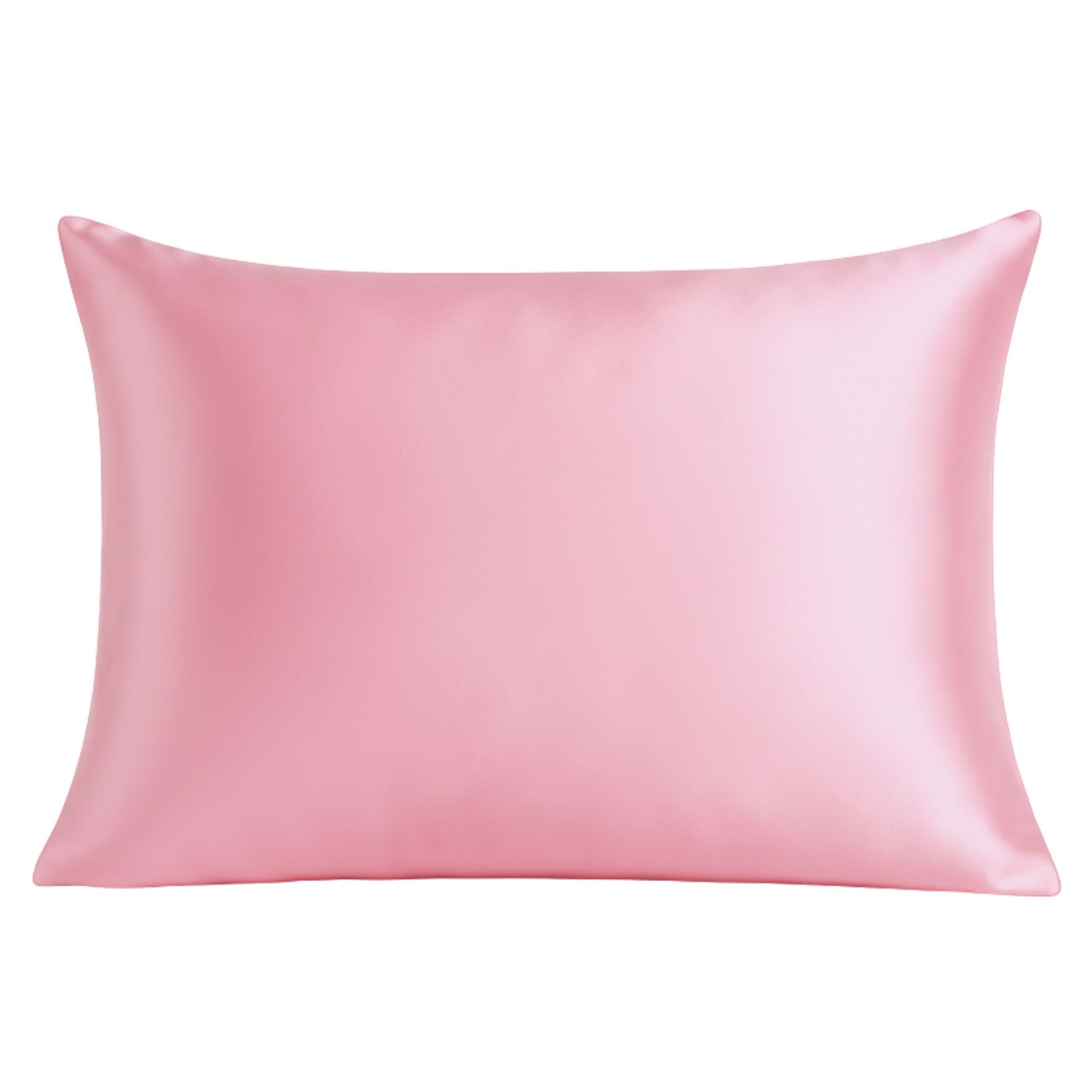 Silk And Bears Blush Pink  Mulberry Silk Pillowcase – Pure Silk, Envelope Style In Pink