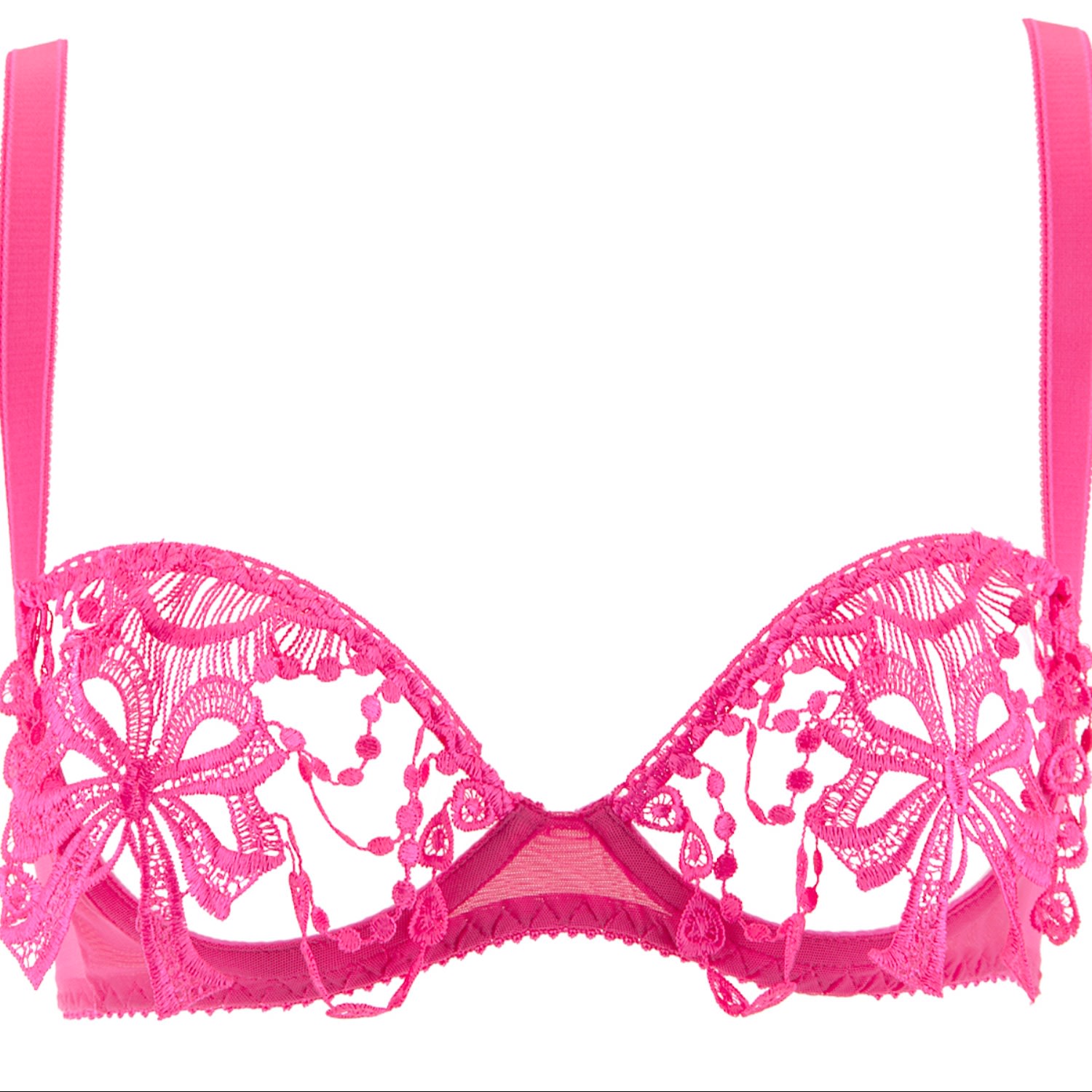 Women’s Pink / Purple Limited Edition Bisoux Bra Pink 32C Belle-Et-Bonbon