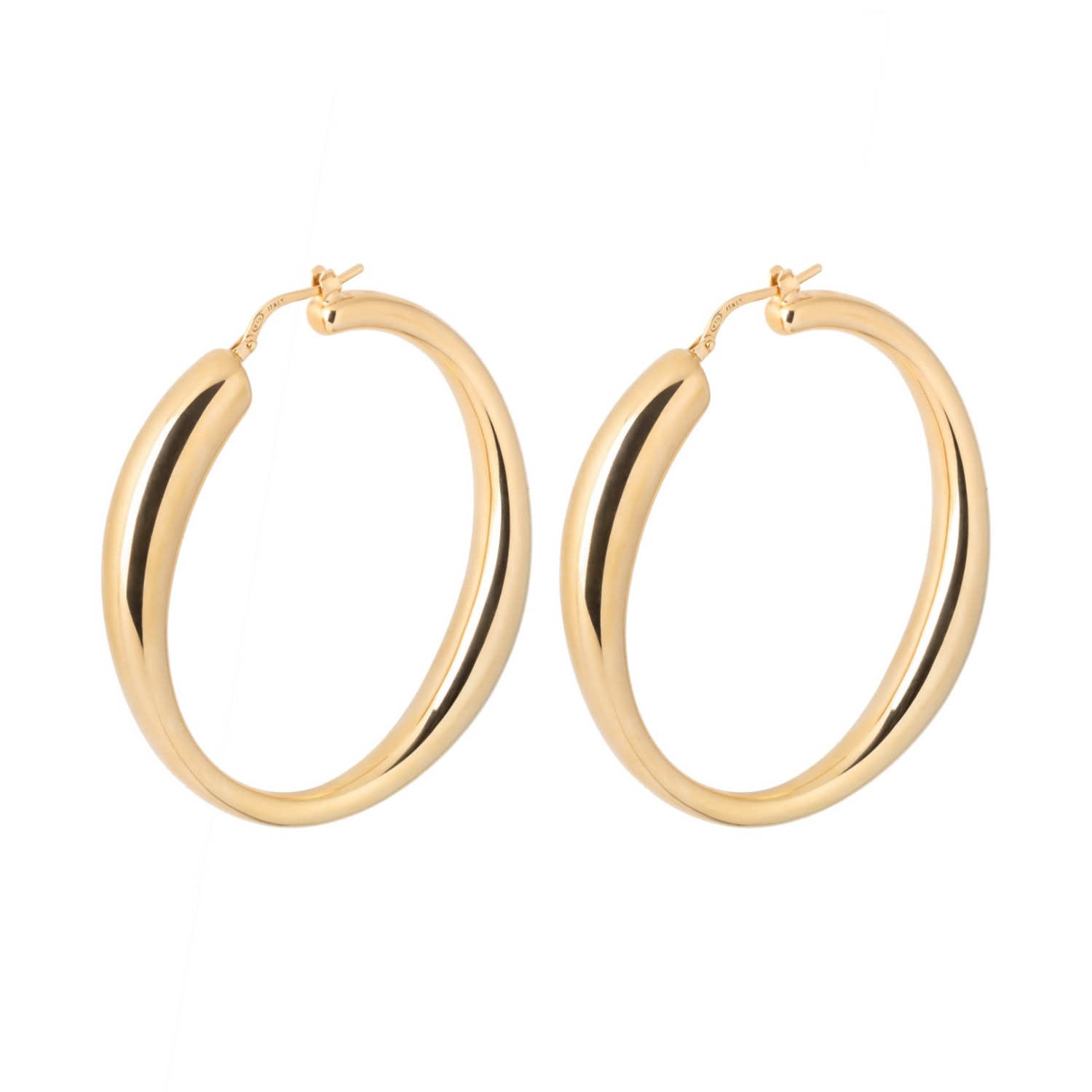 Romantico Romantico Studios Women's Lara Grande Hoops Gold