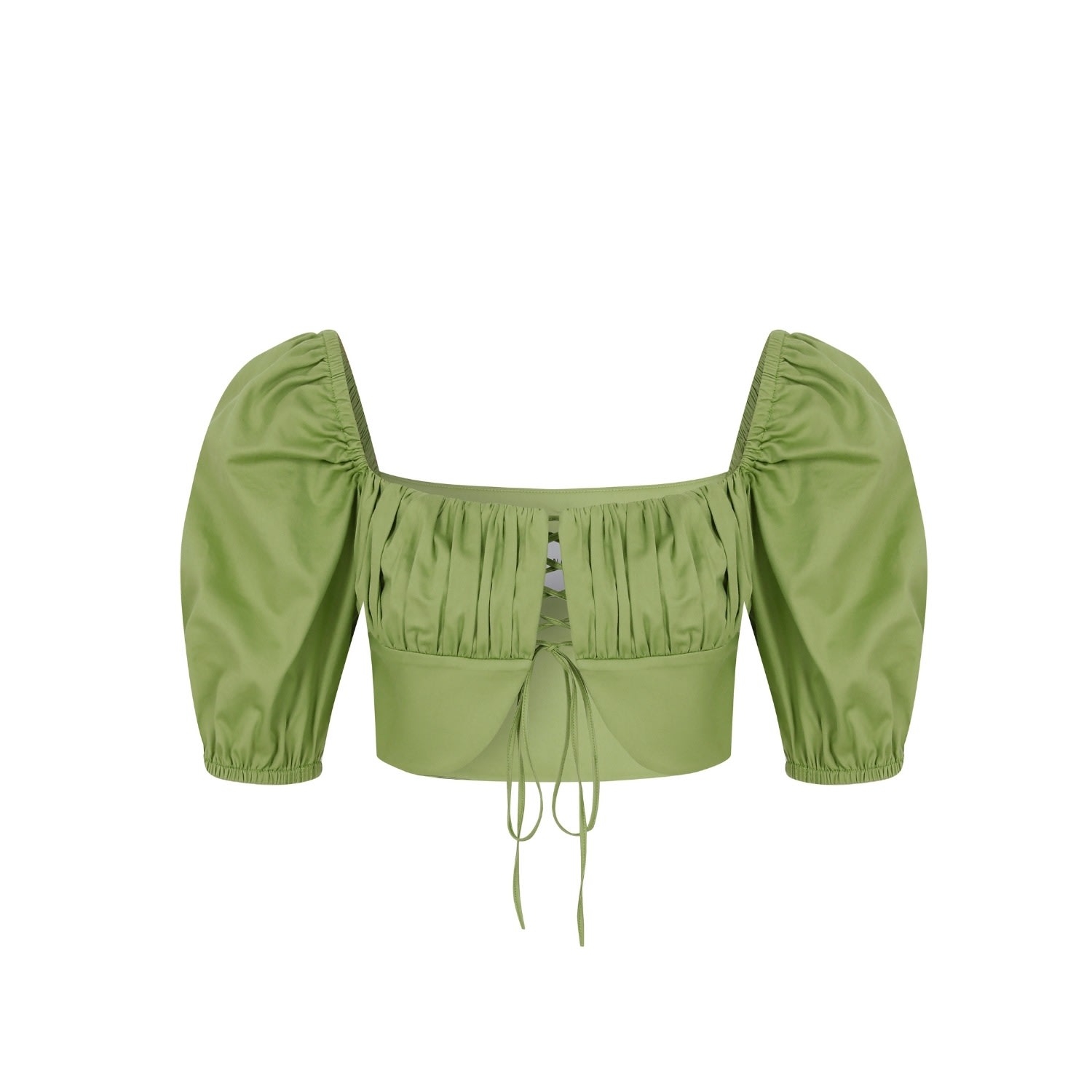 Nazli Ceren Grace Top In Green In Green