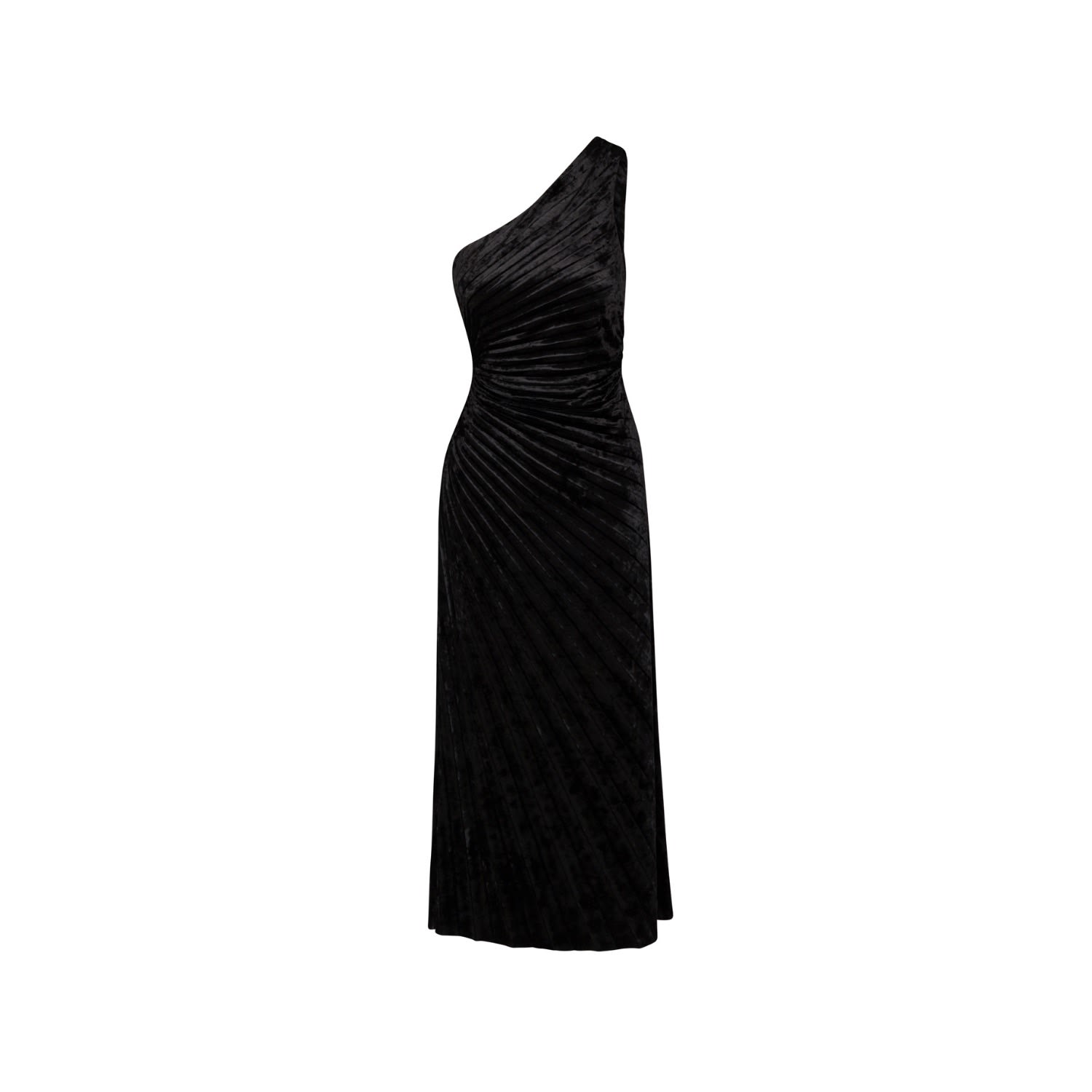 Women’s Solie Long Dress - Black Extra Small Delfi Collective