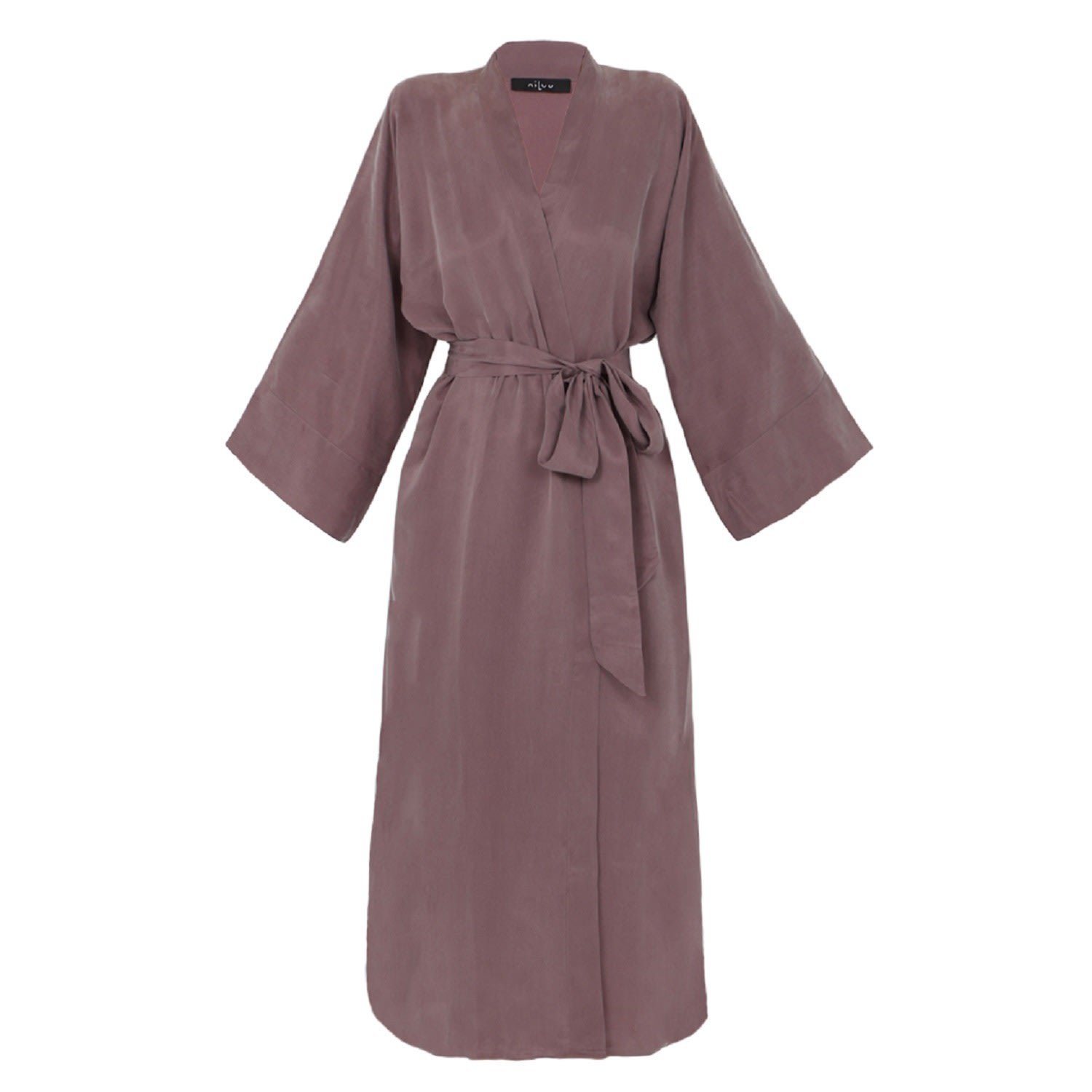 Niluu Rose Gold Blush Women's Kimono Robe In Pink