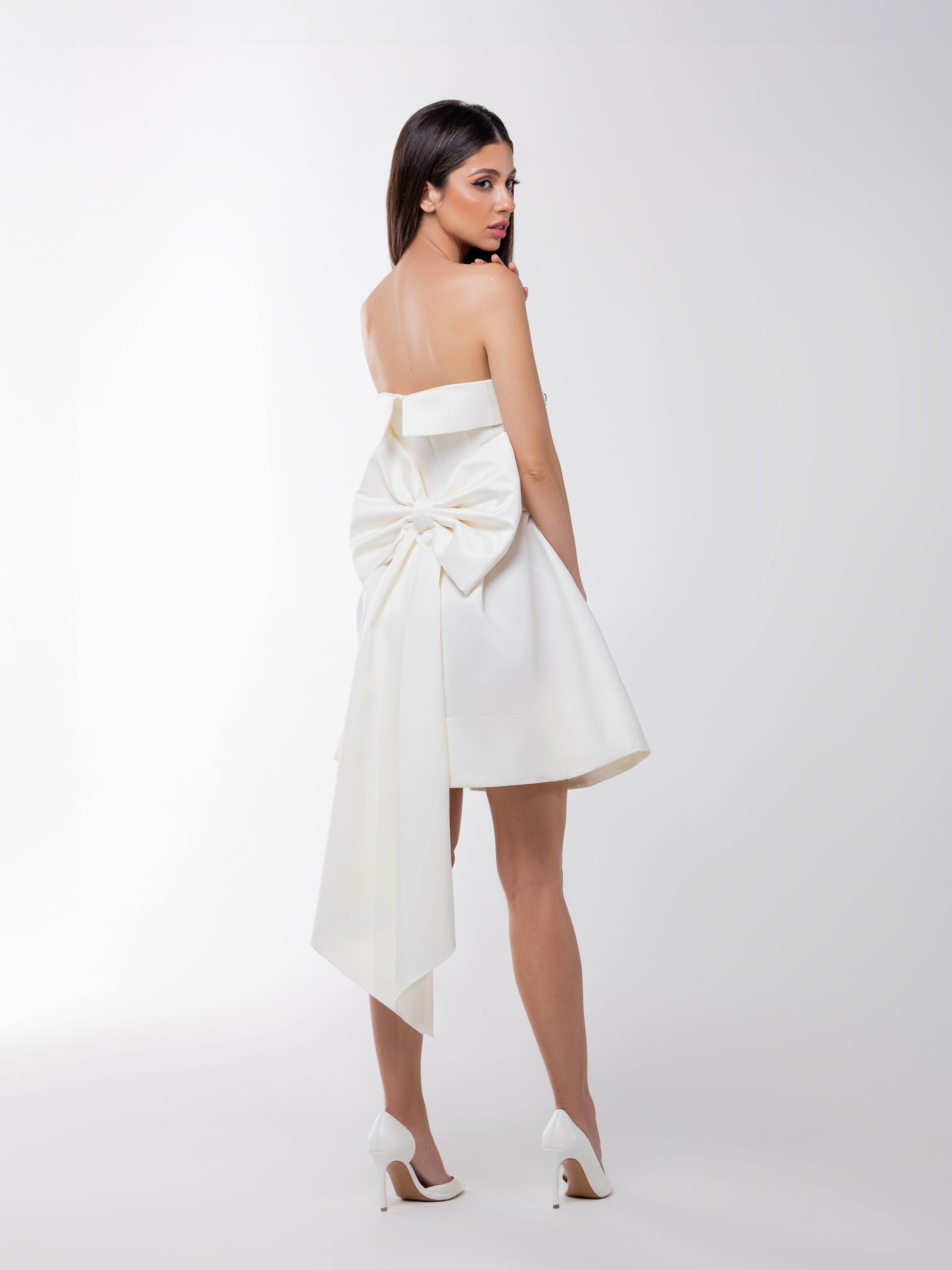 パーティードレス Plunge Mini Dress With Belt Lucky Plunge Belted Mini Dress