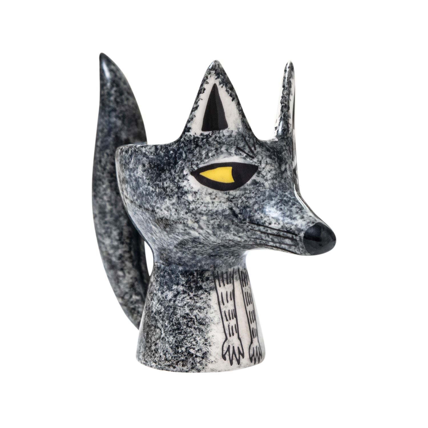 Grey Wolf Egg Cup Hannah Turner