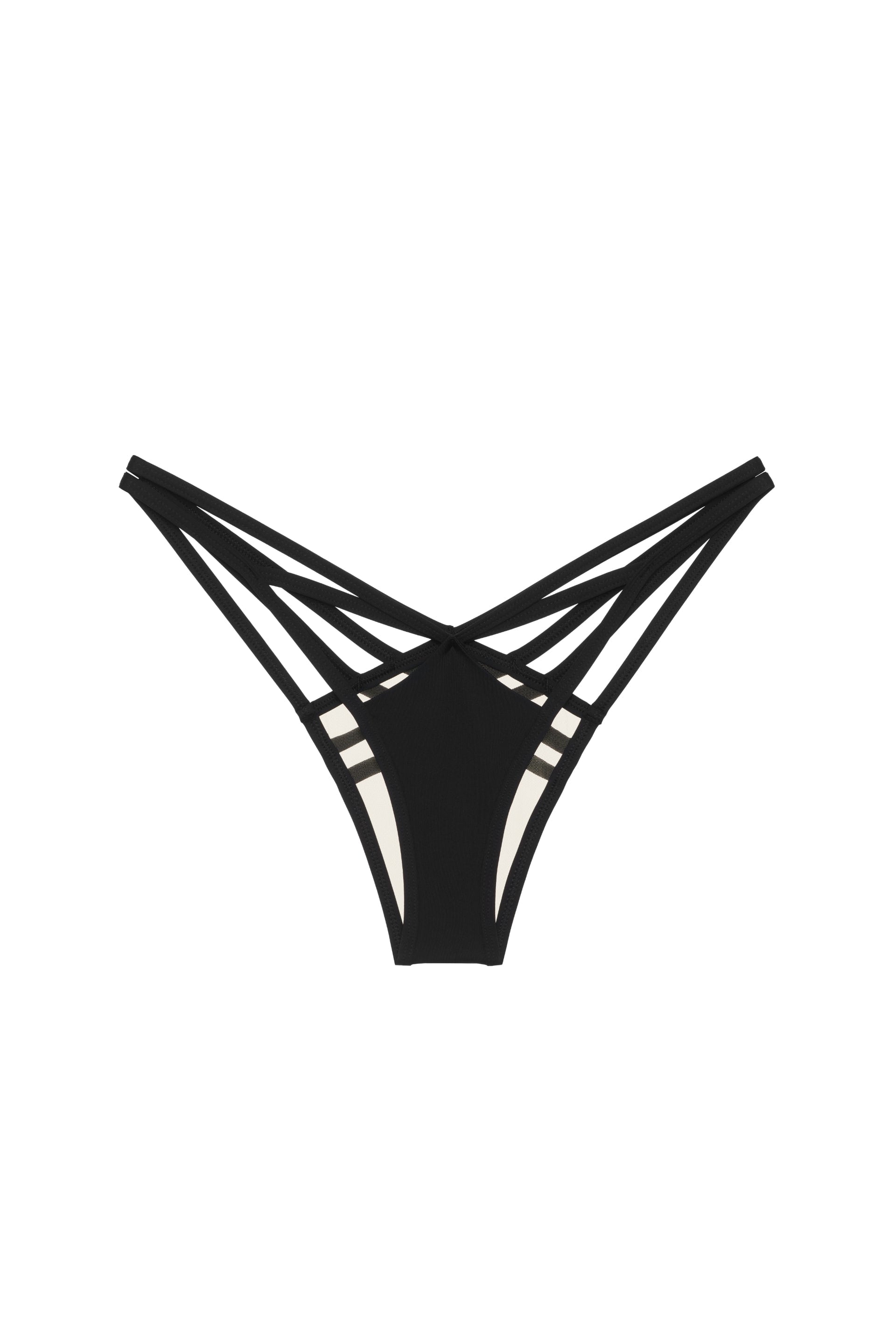 God Save Queens Women's Lana Thong Black In Black