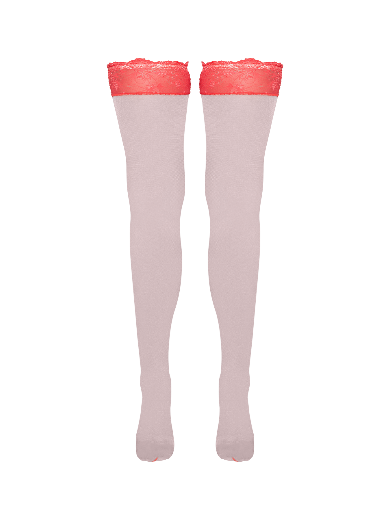 Women's Red Griselda Stockings | Large | Bonbon Lingerie