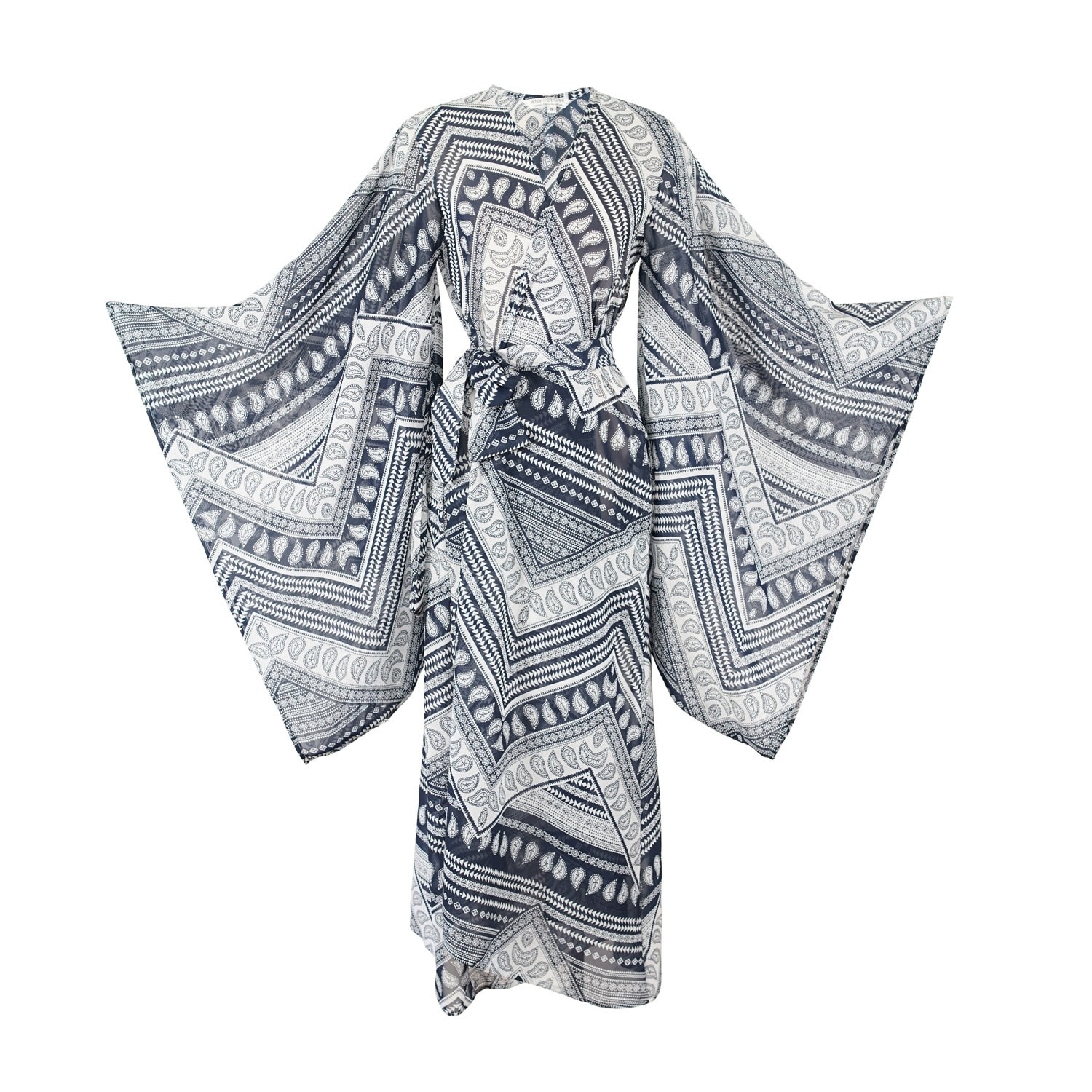 Jennafer Grace Women's Blue Edzna Kimono In Blue