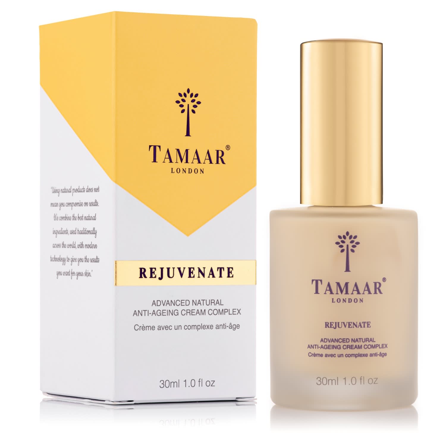 Rejuvenate Advanced Natural Anti Ageing Cream Complex Tamaar London Wolf Badger