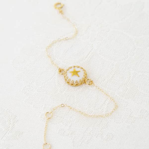 Poporcelain Porcelain Star Charm Bracelet In Charm