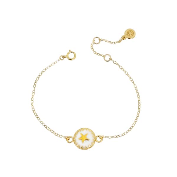 Poporcelain Porcelain Star Charm Bracelet In Charm