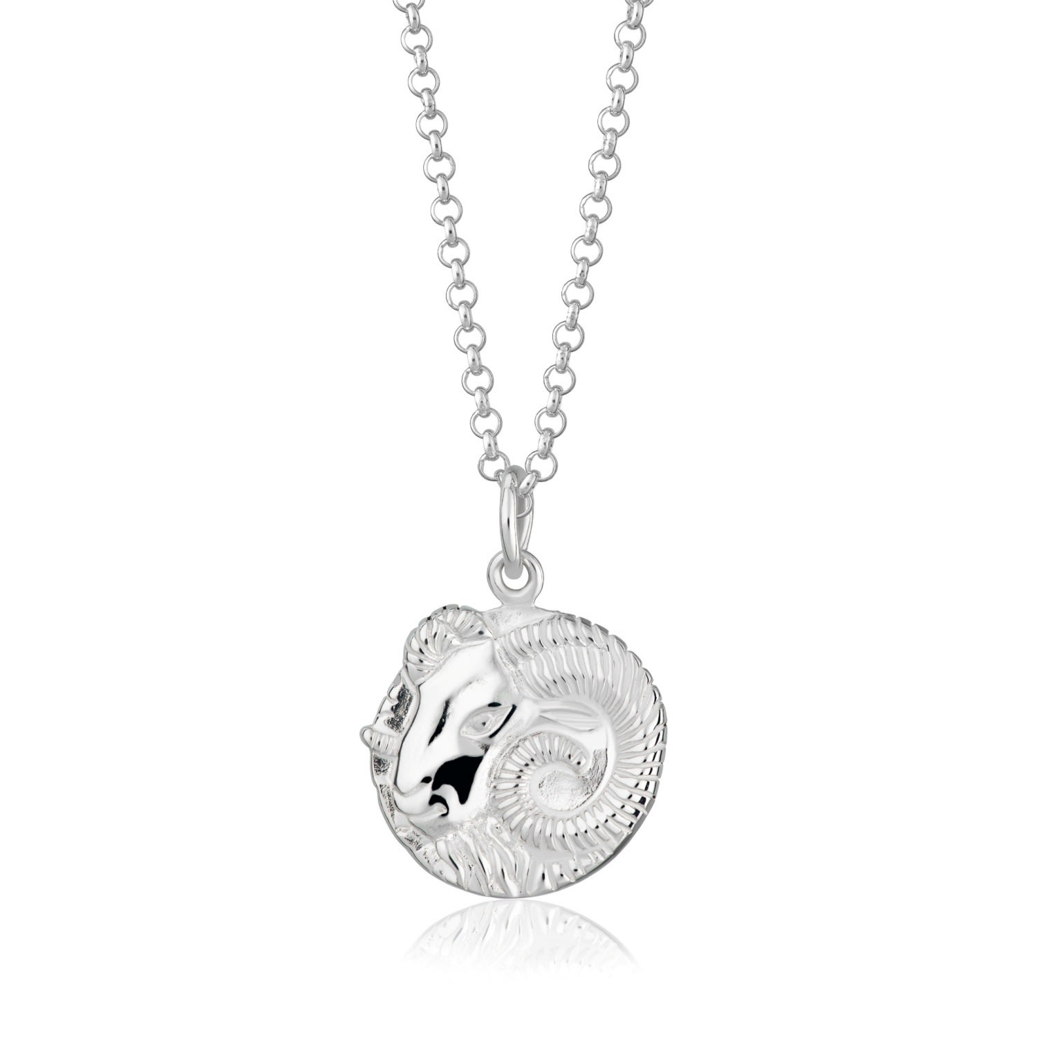 Women’s Silver Aries Zodiac Necklace Scream Pretty