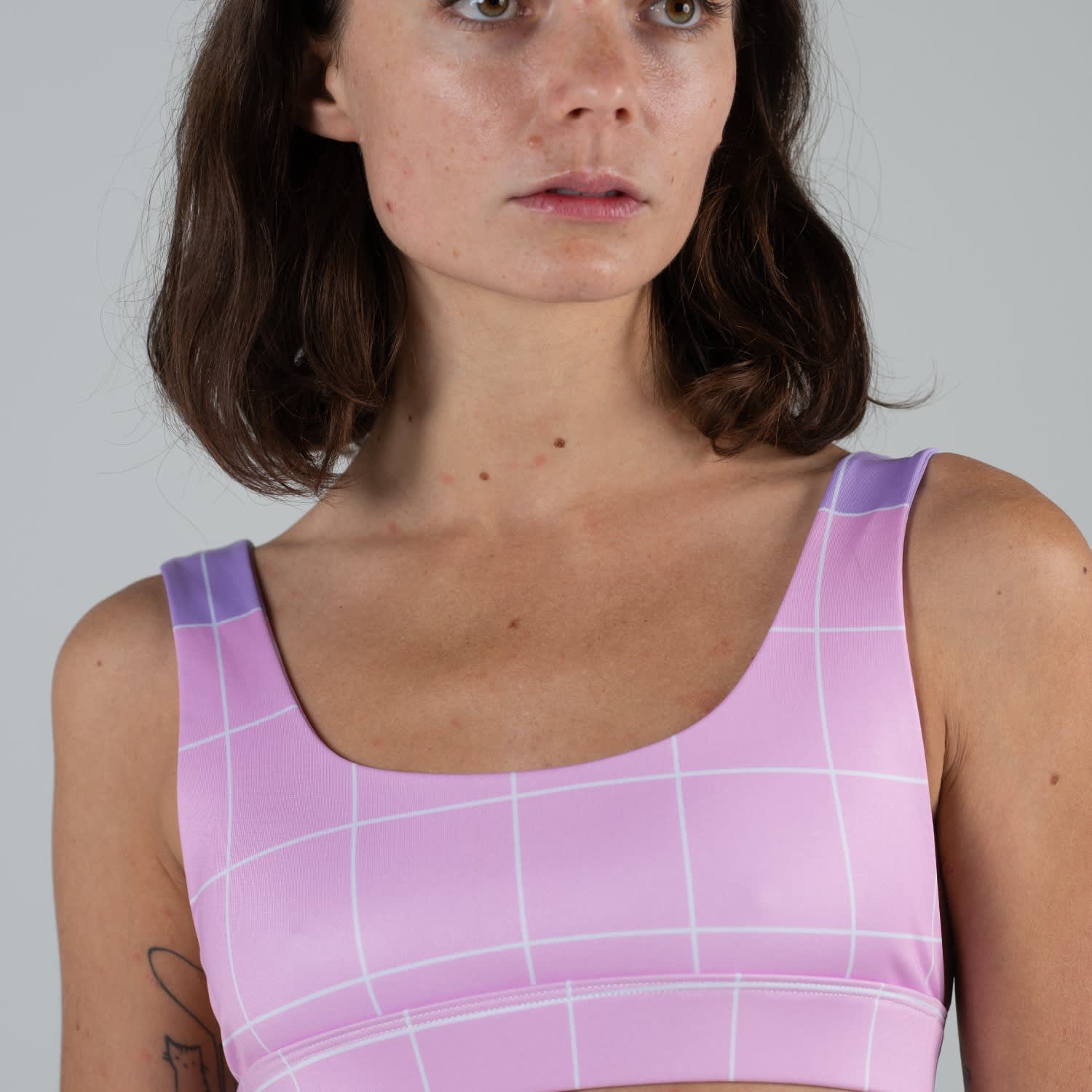 Ombré Sports Bra in Lilac Purple