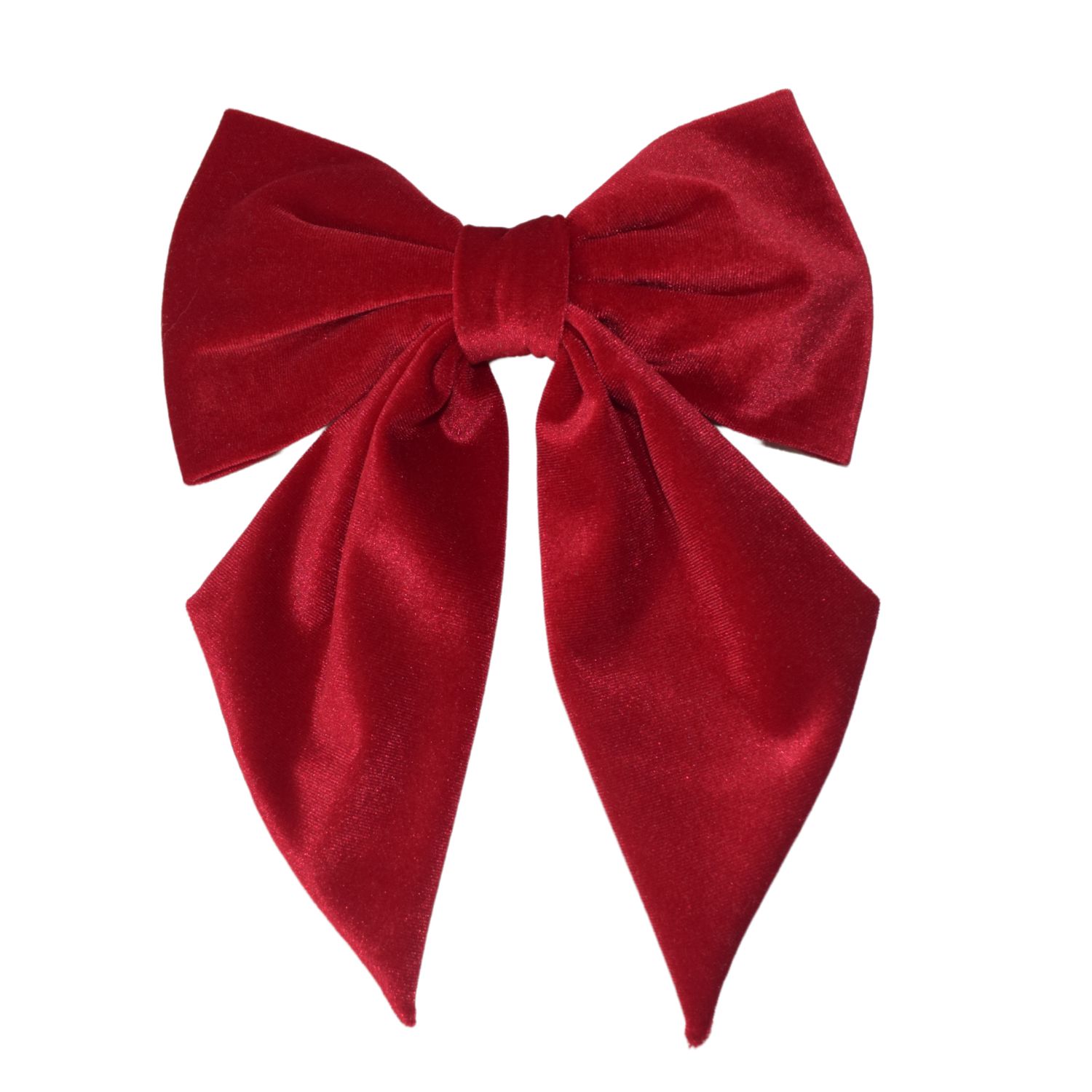 Sylki Women's Hair Bow - Red Velvet