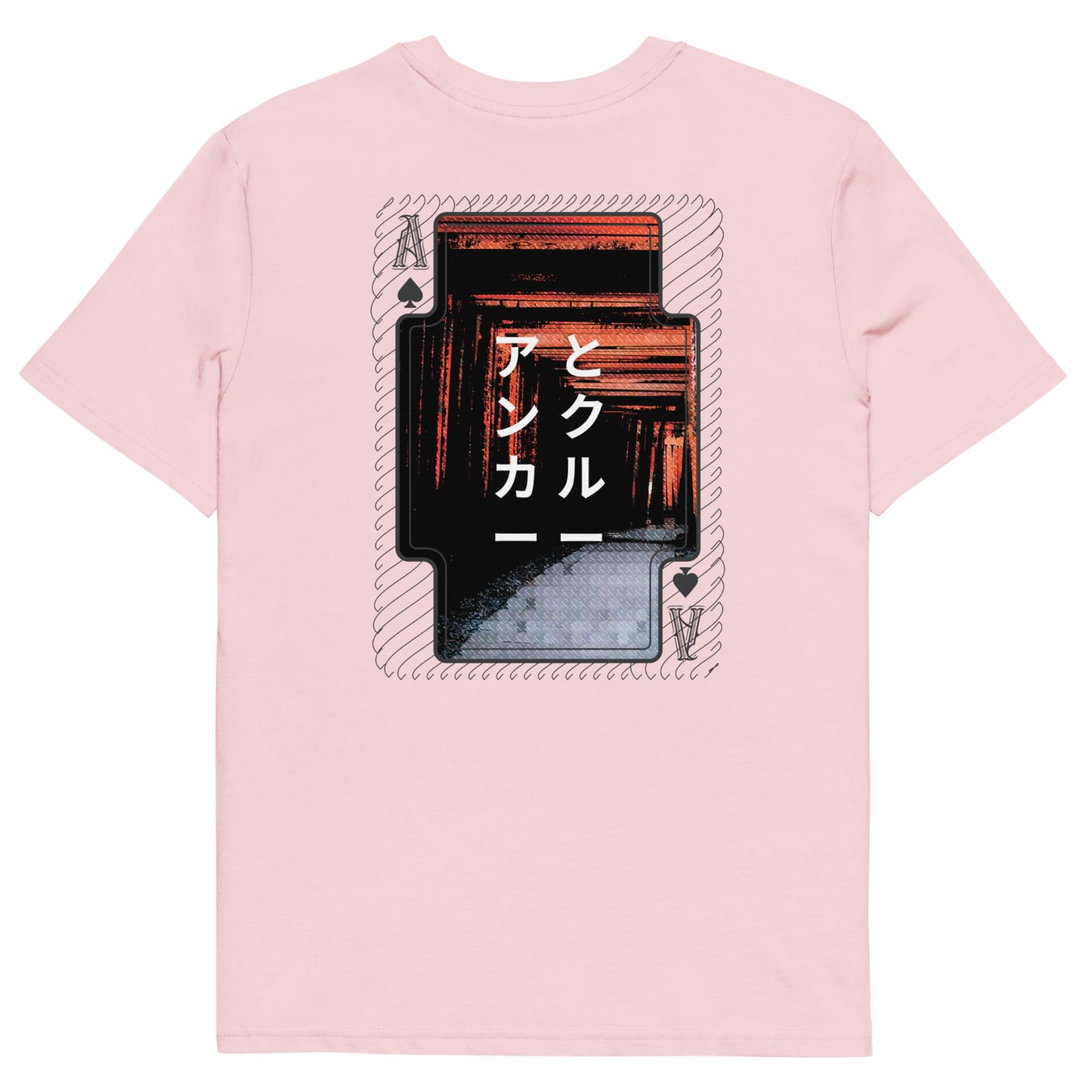 Anchor & Crew Pink / Purple Cotton Pink Four Japan Gurafiku Organic Cotton T-shirt - Women In Pink/purple