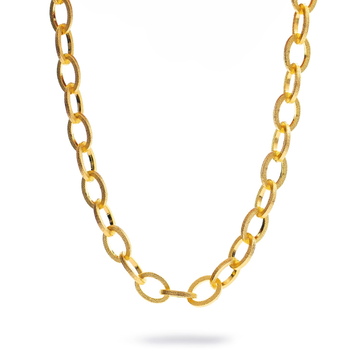 Ebru Jewelry Women's Timeless Strength Chunky Gold Choker Necklace - Gold In Gold