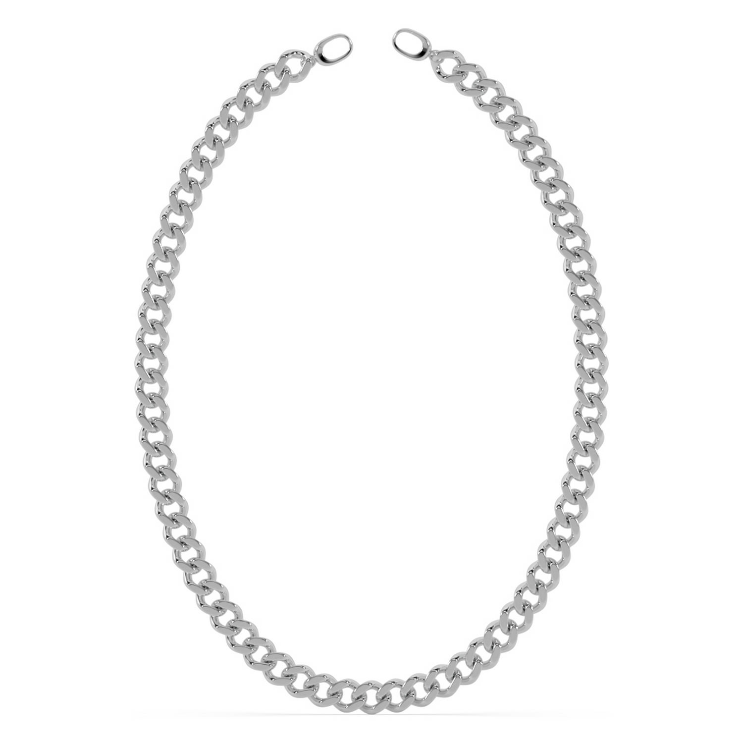 Oni Fine Jewelry Women's Silver Bold Cuban Link Necklace In Silver