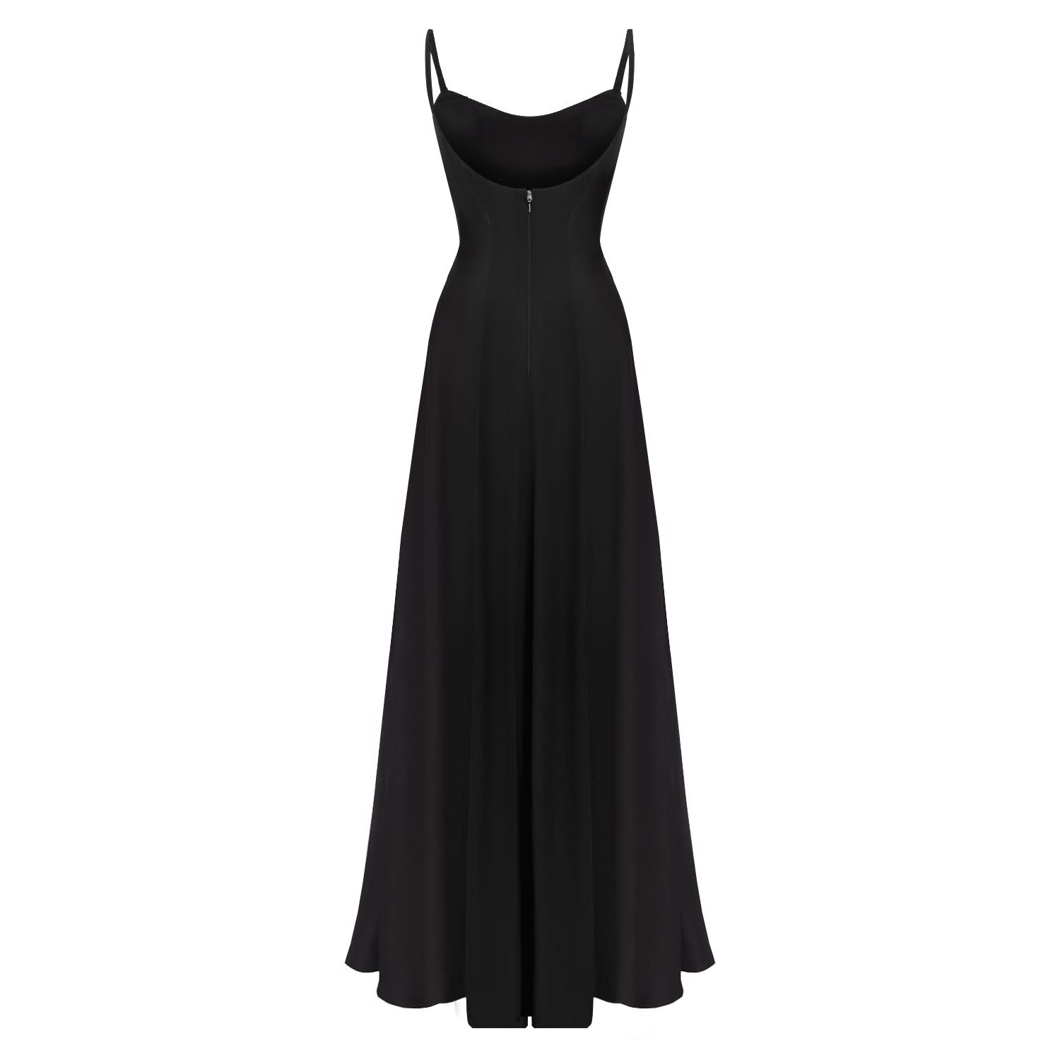 chinese dress ladies Nora Maxi Dress Natural – VRG GRL main image 0