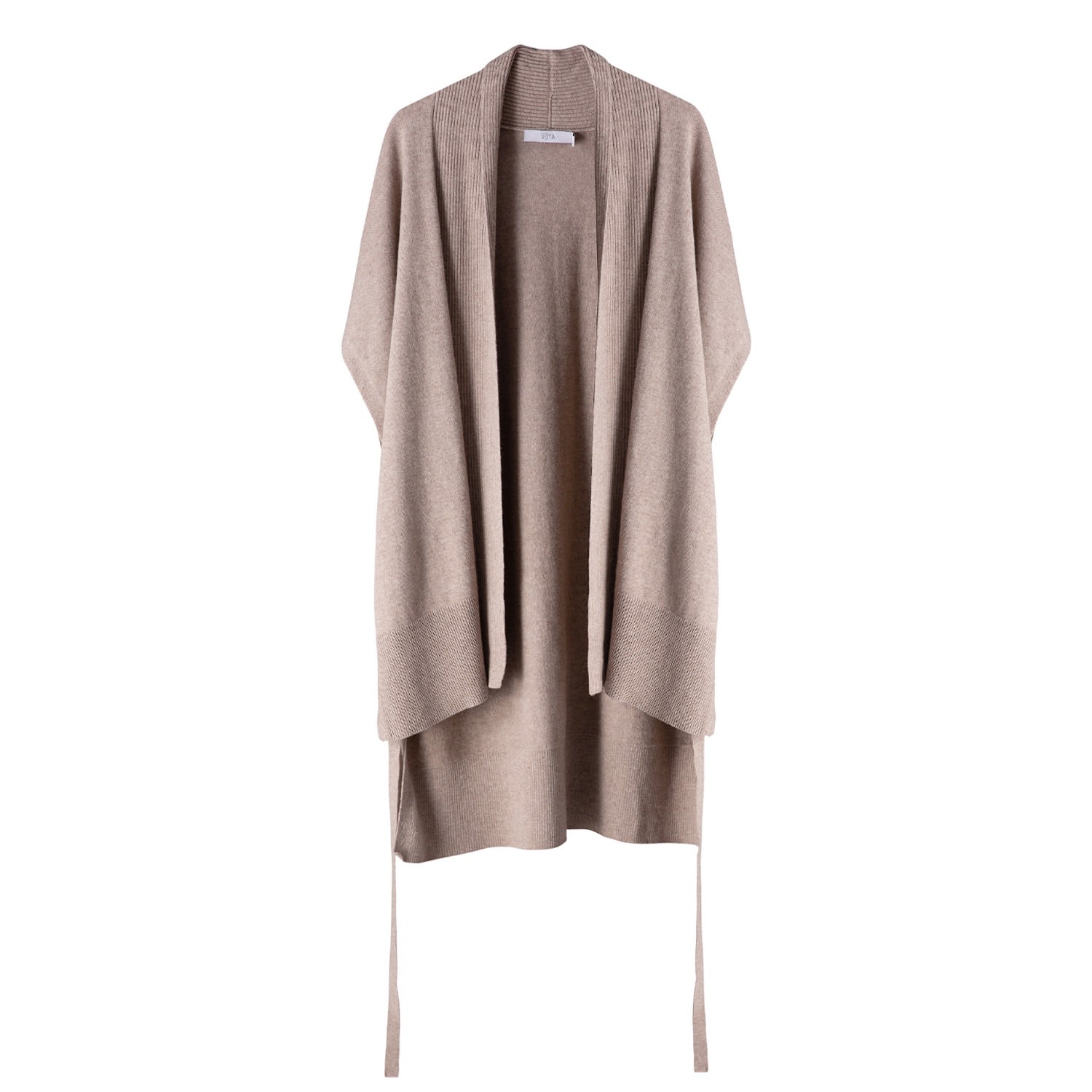 Women’s Neutrals Valerie Cashmere Knit Poncho Voya