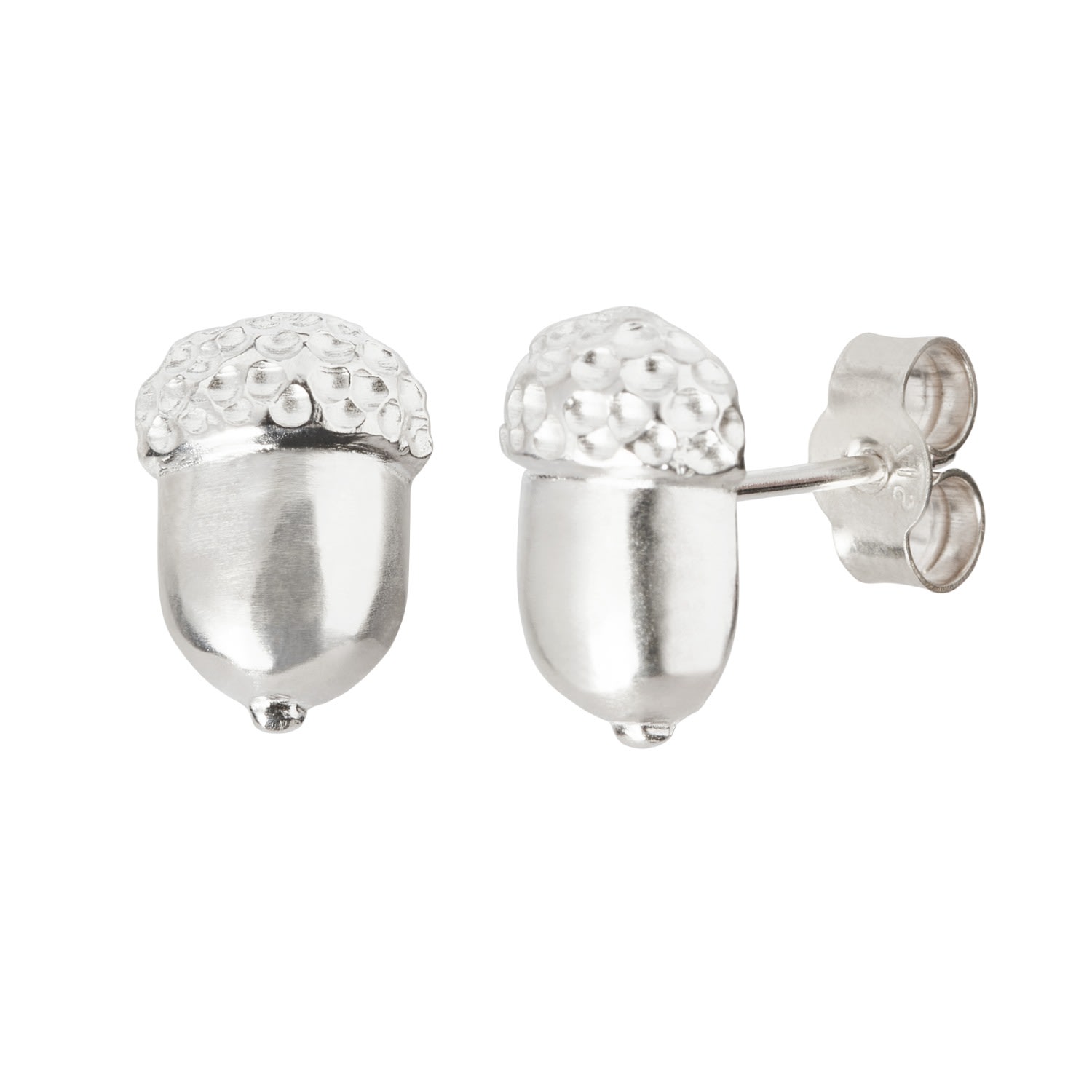 Women’s Silver Acorn Stud Earrings Kirsty Taylor Goldsmiths