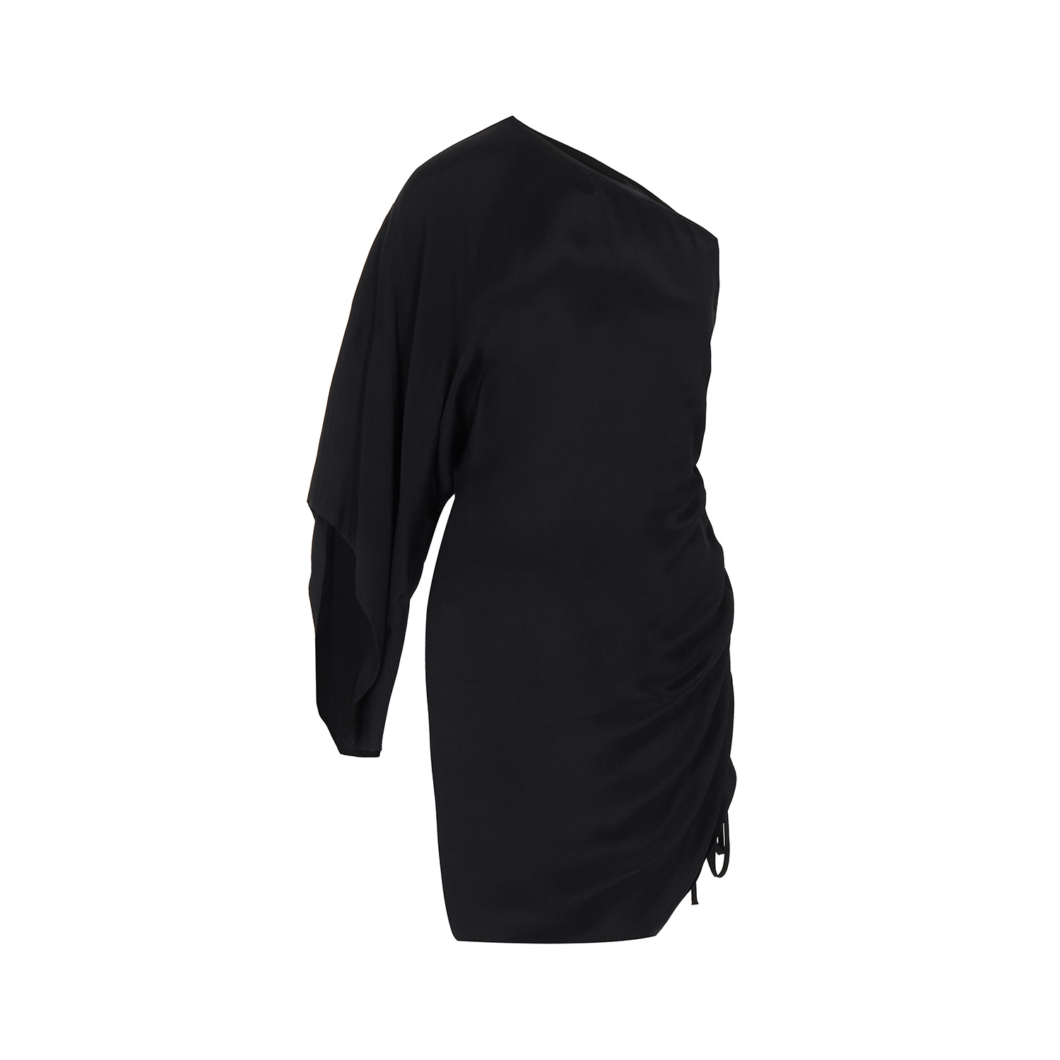 Rue Les Createurs Women's Shoulder Cutout Detail Black Mini Dress In Black