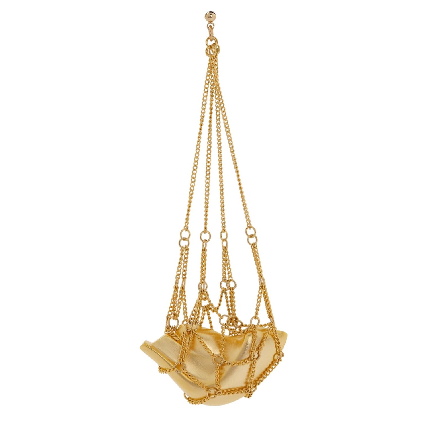 Tami&tami Women's Ten Sixty Four Studio Body Drop Gold Mono Earring