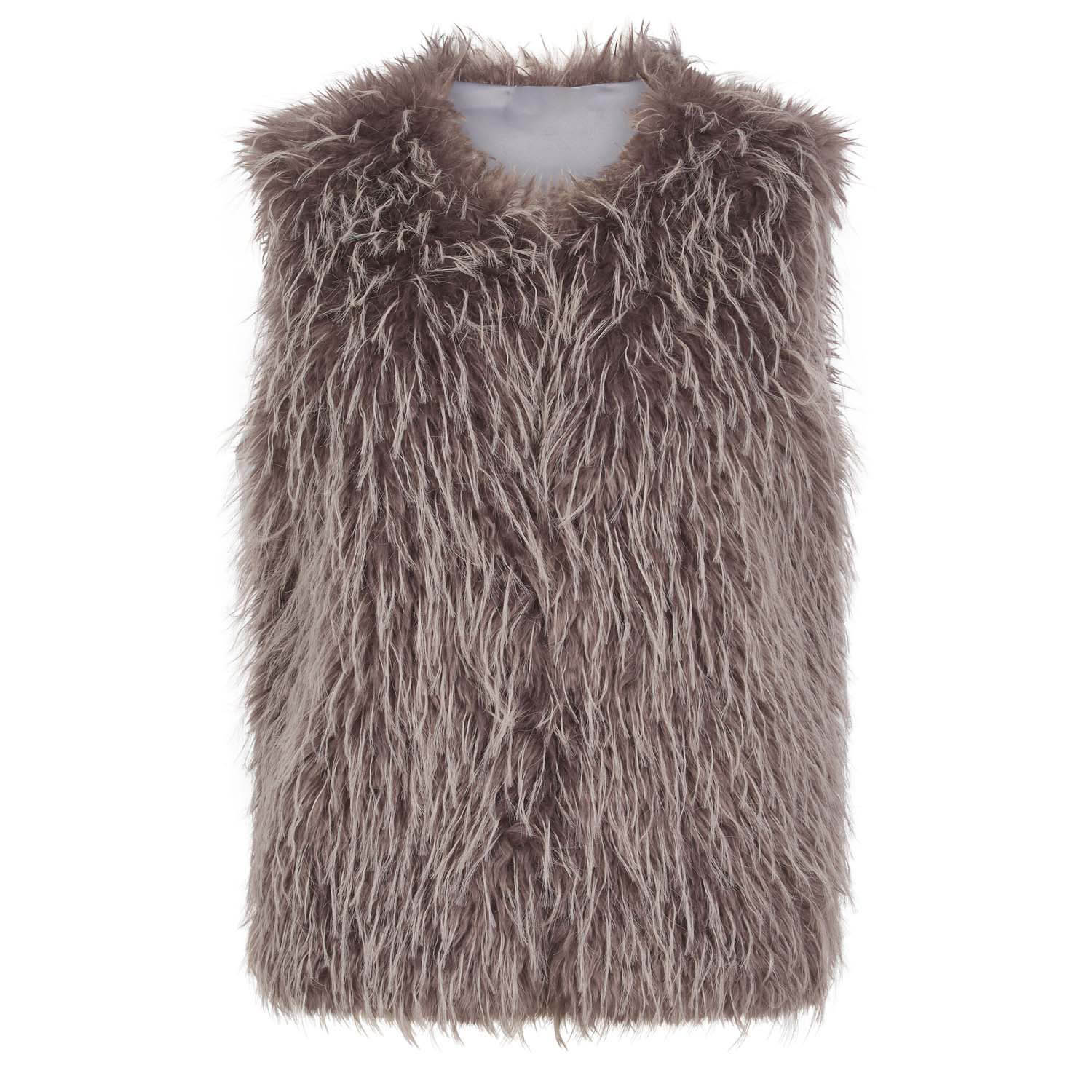Nooki Design Women's Scandi Gilet In Grey In Brown