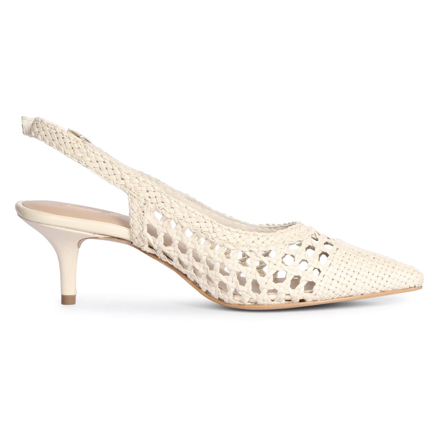 Saint G Women's Brown Benni - Heel Sandals - Ivory In Brown