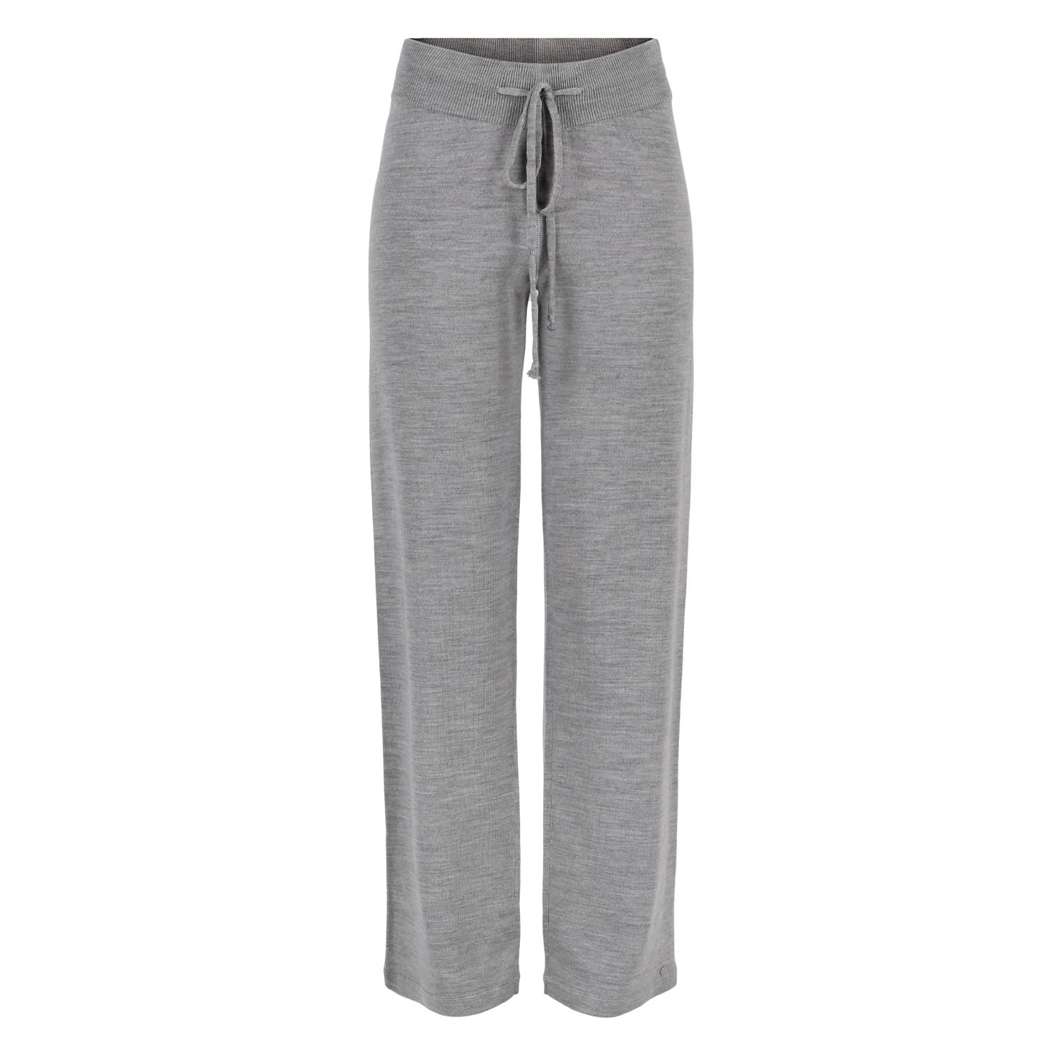 Tirillm Women's "andrea" Merino Wool Trouser - Grey Melange In Grey