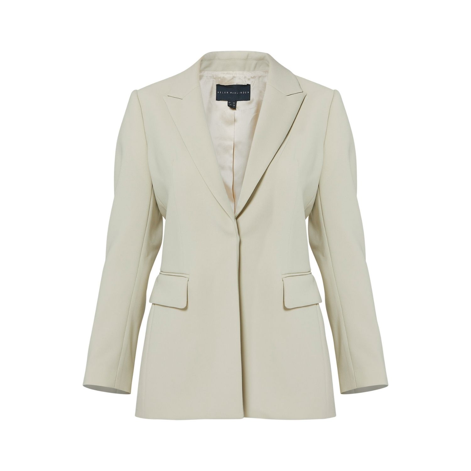 Helen Mcalinden Women's Neutrals Jade Bone Stripe Jacket In White