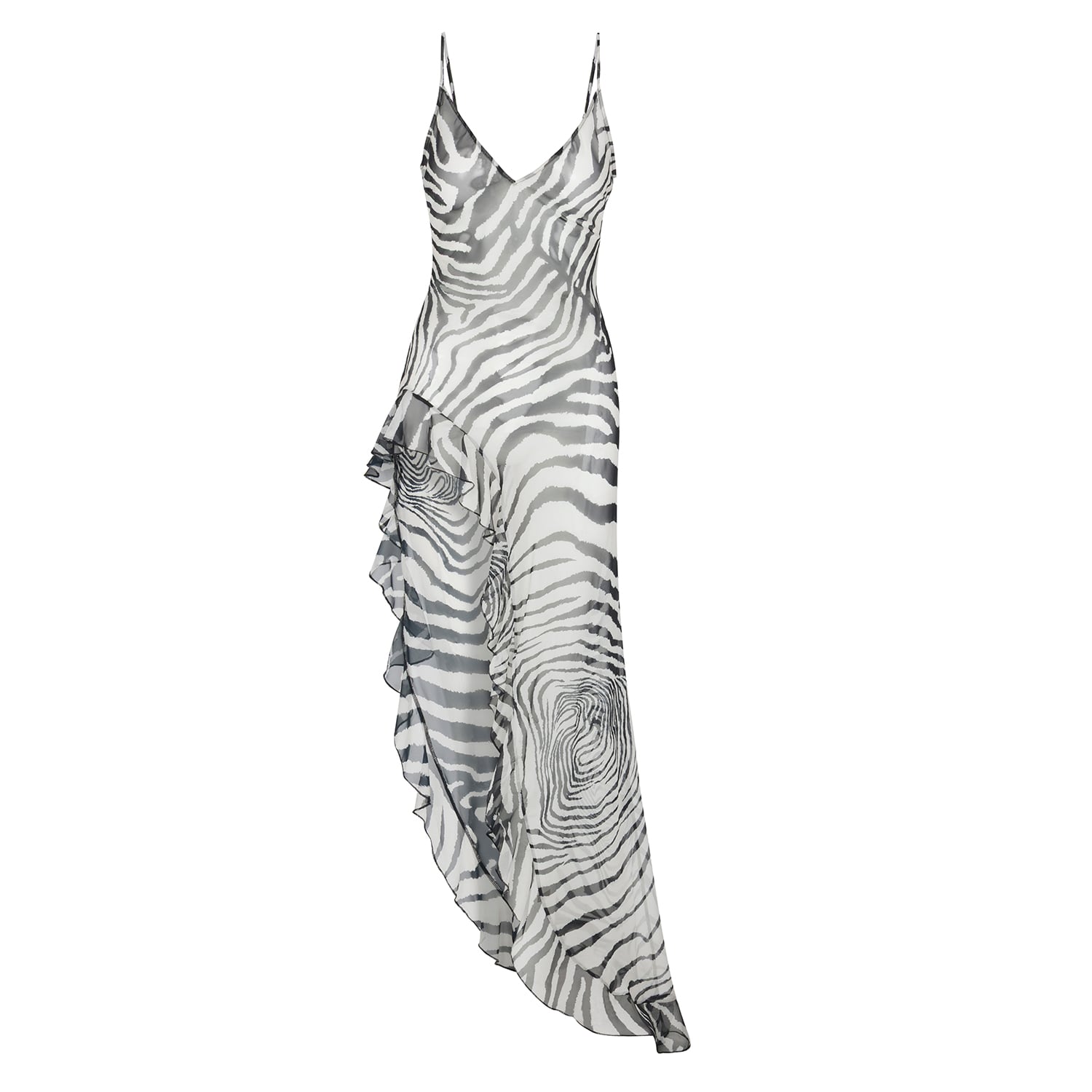 Delfi Collective Women's Lara Zebra Dress In Gray