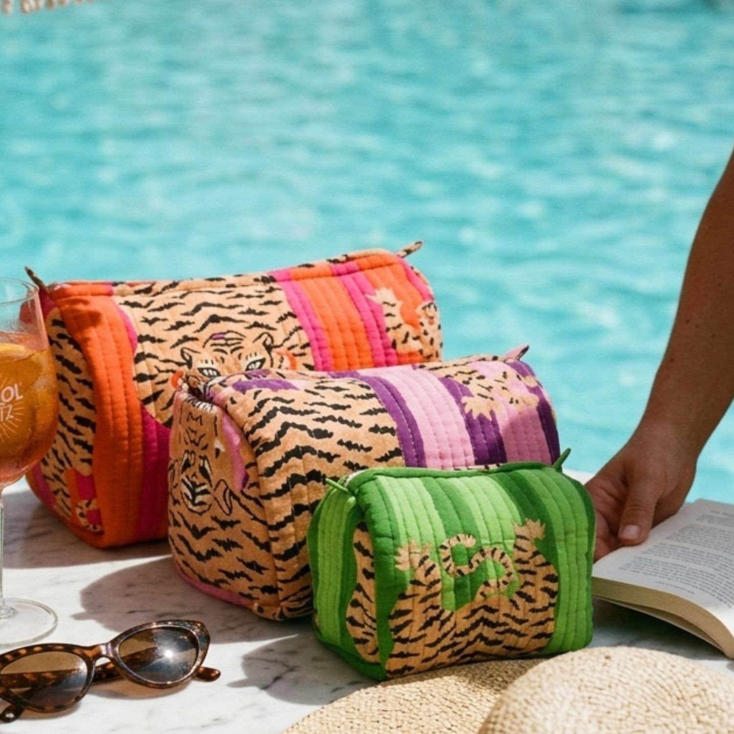 tigers-mon。A48 即納　新品　25 TODAYFUL Mixed Tibetan Tiger Three Piece Travel Set | Conscious Yoga