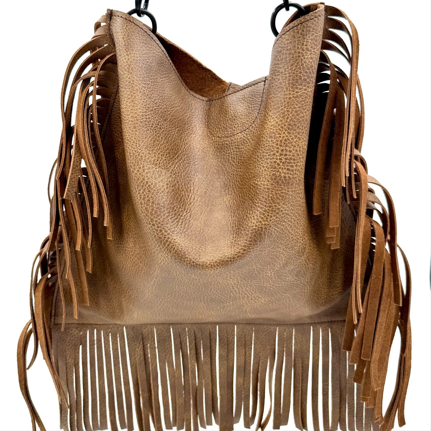 Lynn Tallerico Women's Theresa Fringe Bag In Brown Leather