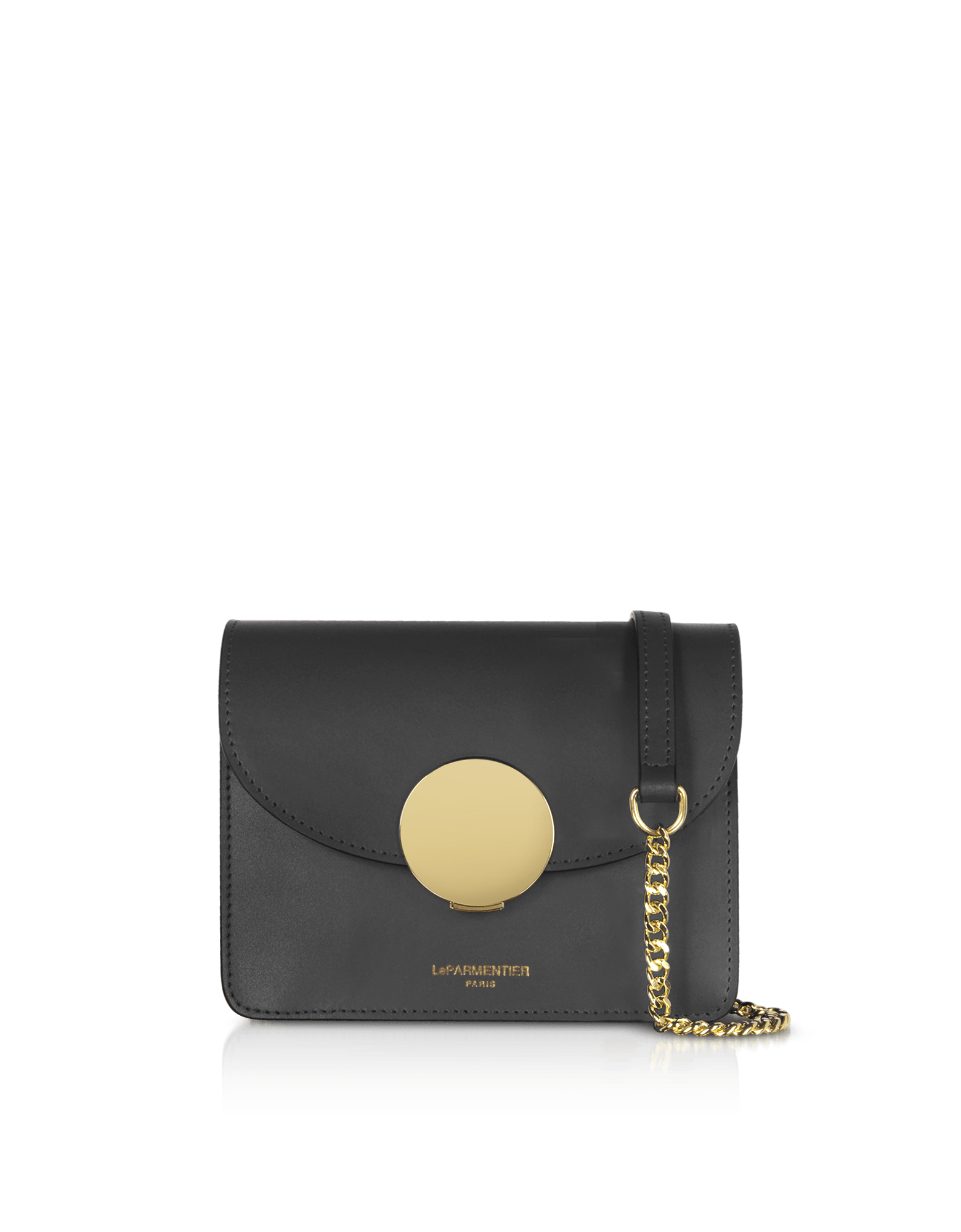 Le Parmentier Women's New Ondina Mini Shoulder Bag - Black In Black