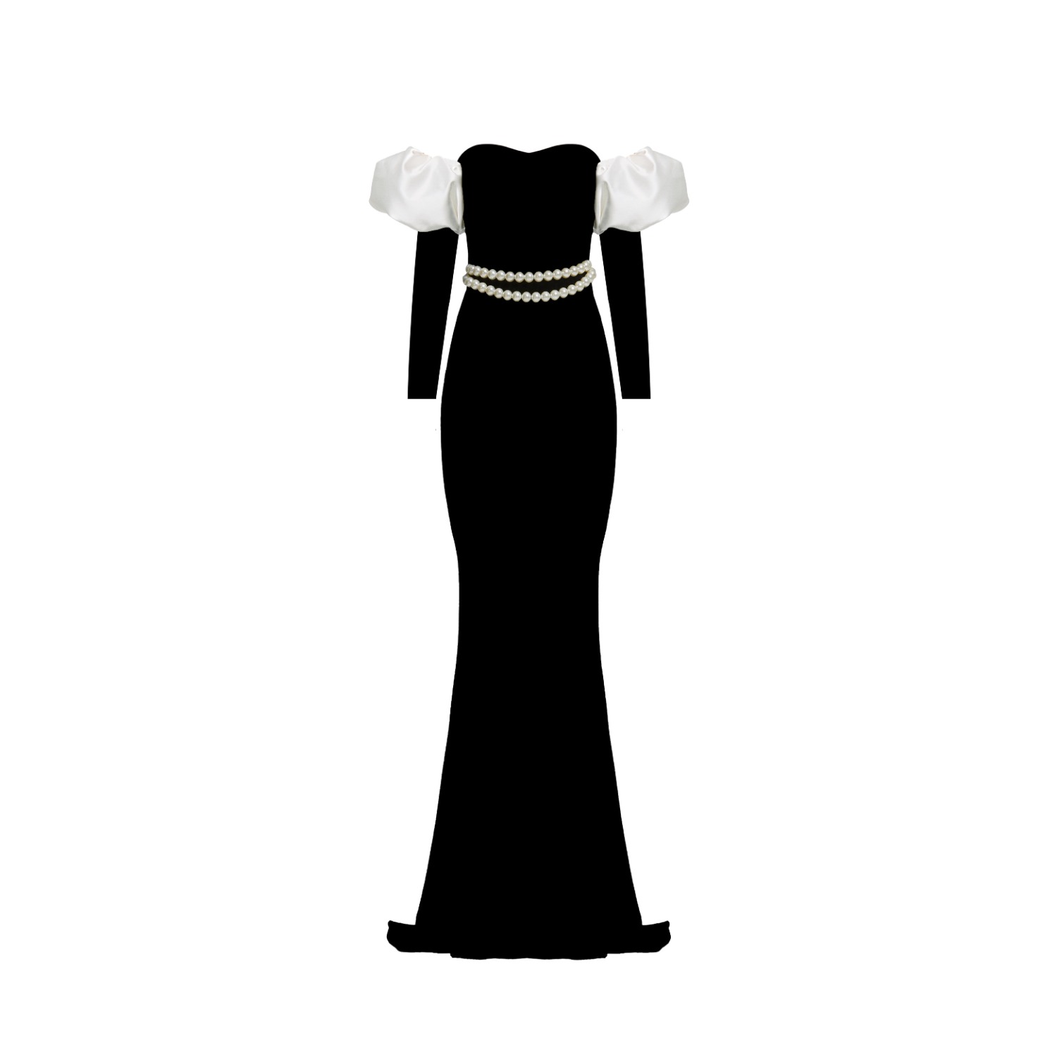 Nur Karaata Women's Black Hofburg Long Dress In Black