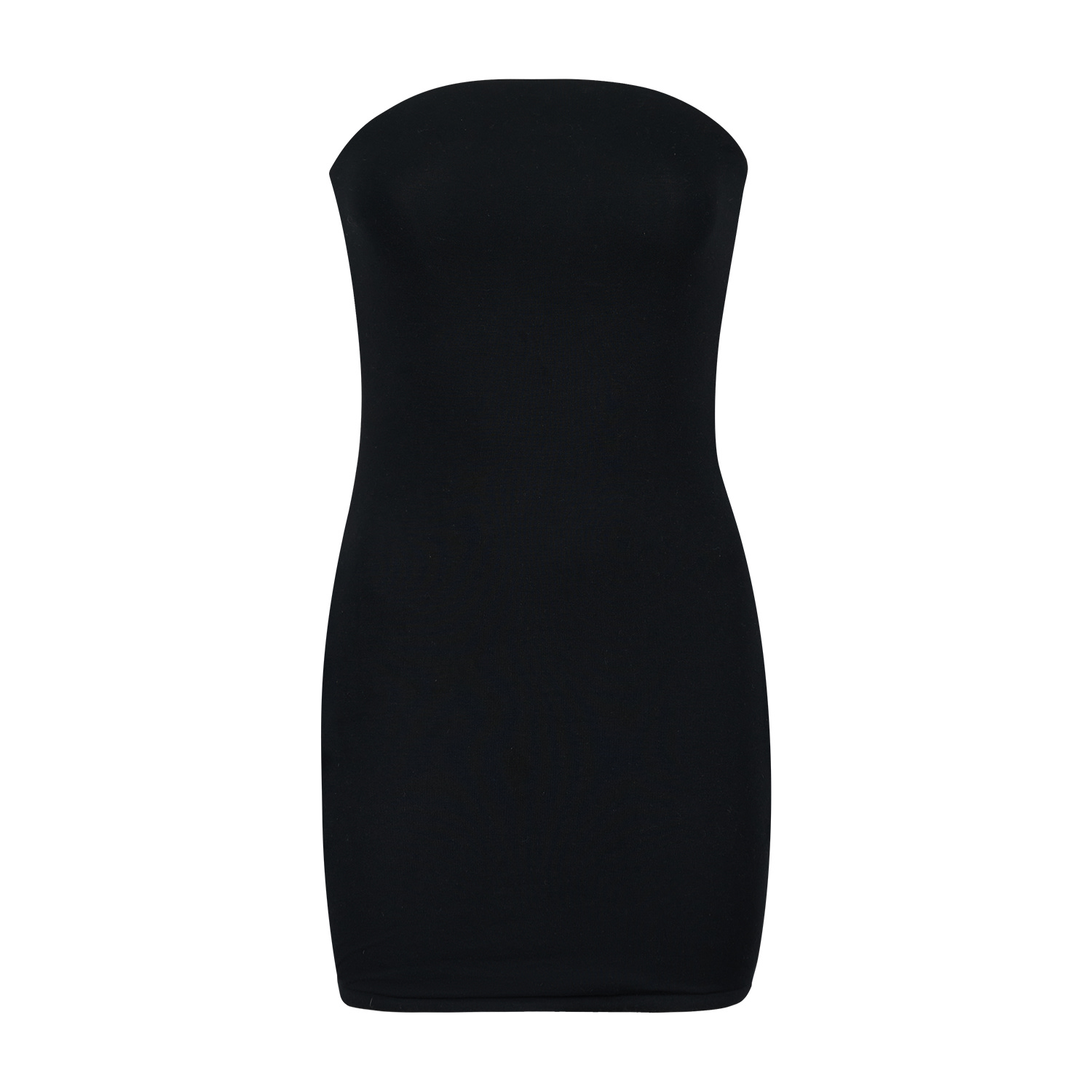 Egyptian Blue Women's Black Bandeau Mini Dress In Black