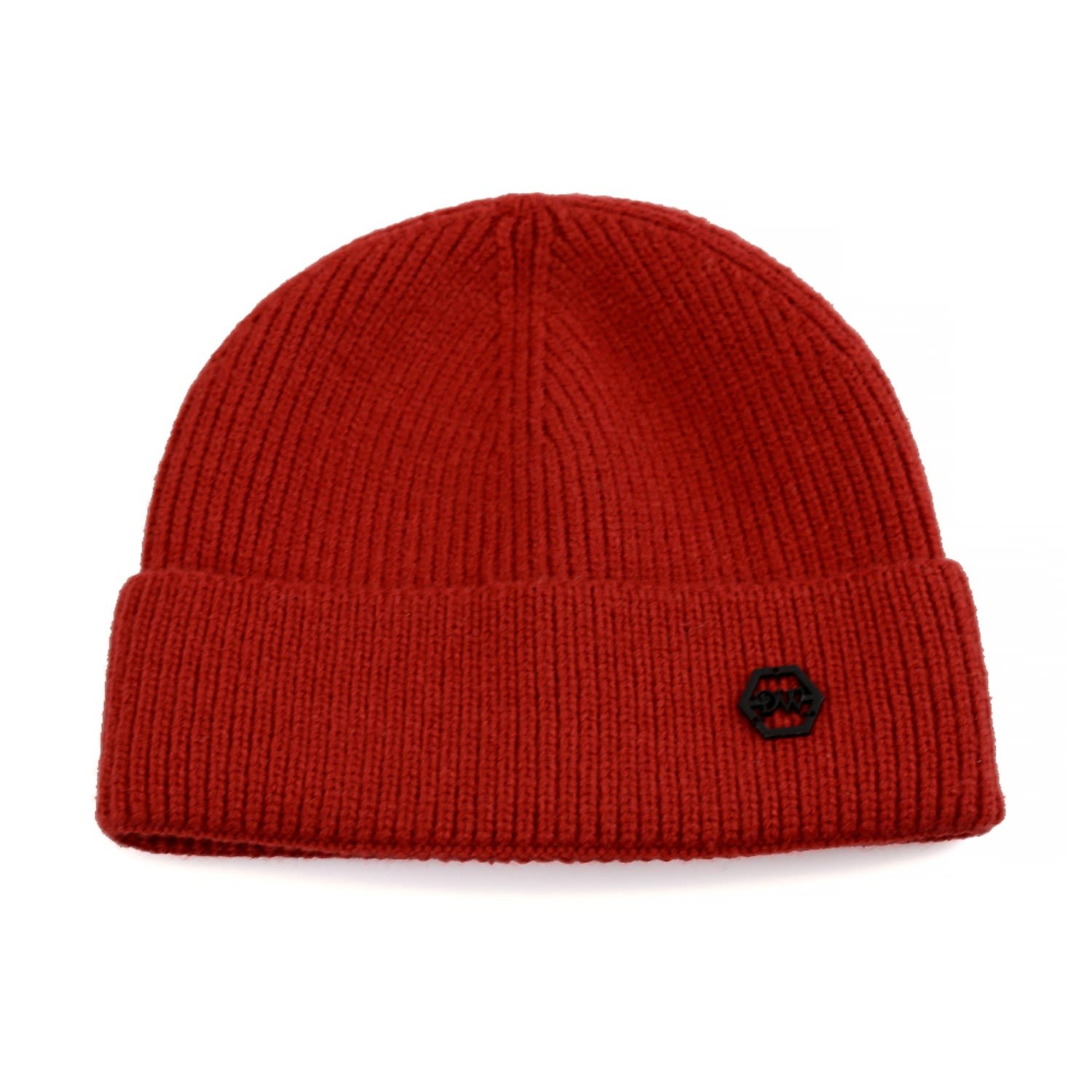 Men’s Harrison Wool Beanie - Red David Wej