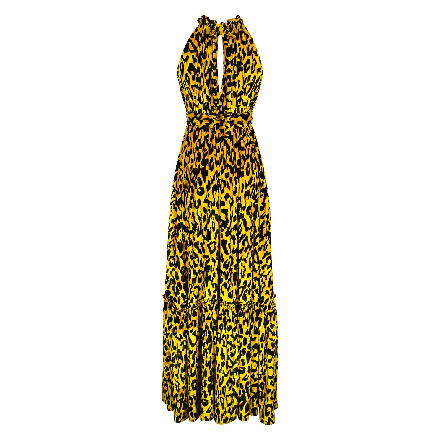 Jennafer Grace Women's Vanya Gold Maxi Dress In Yellow