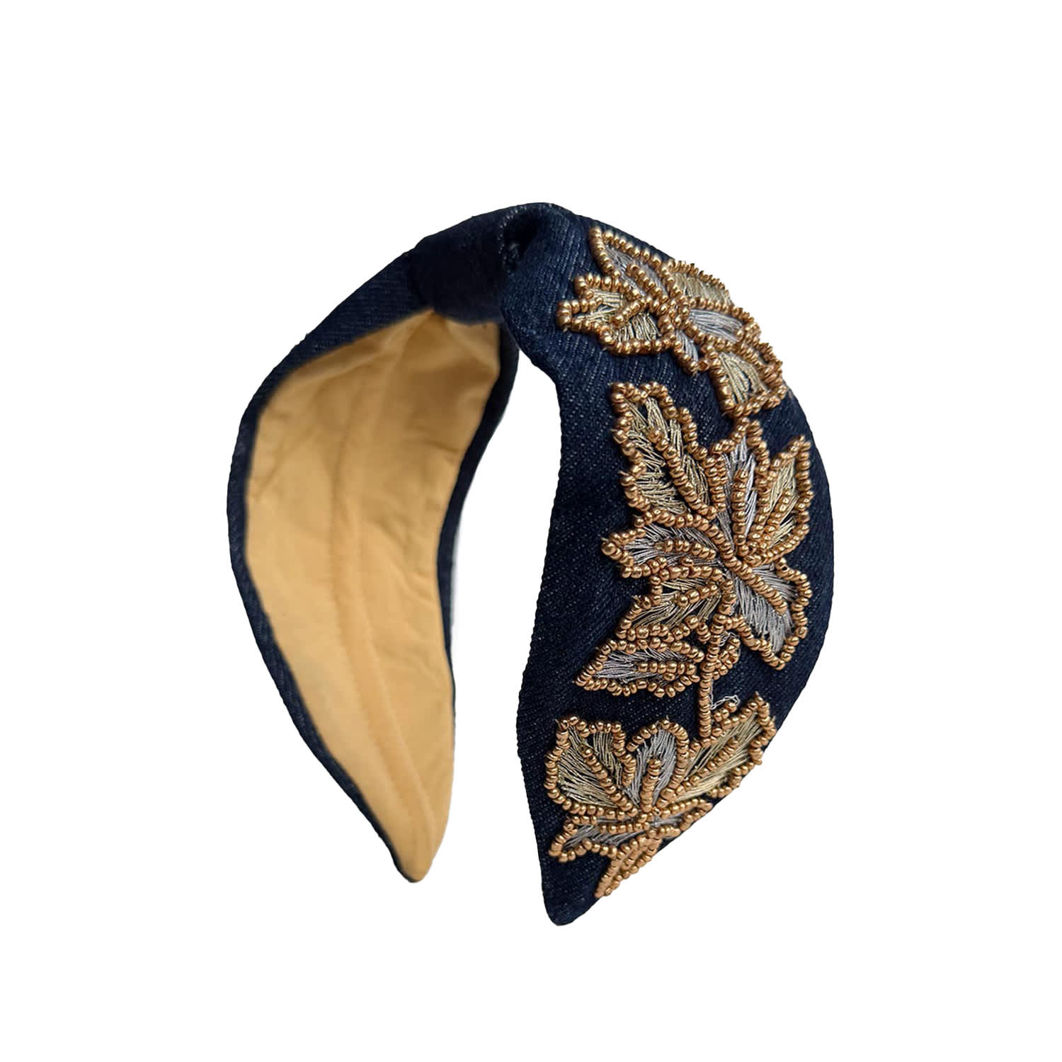 Women's Blue Headband Midnight Bloom | Vetka