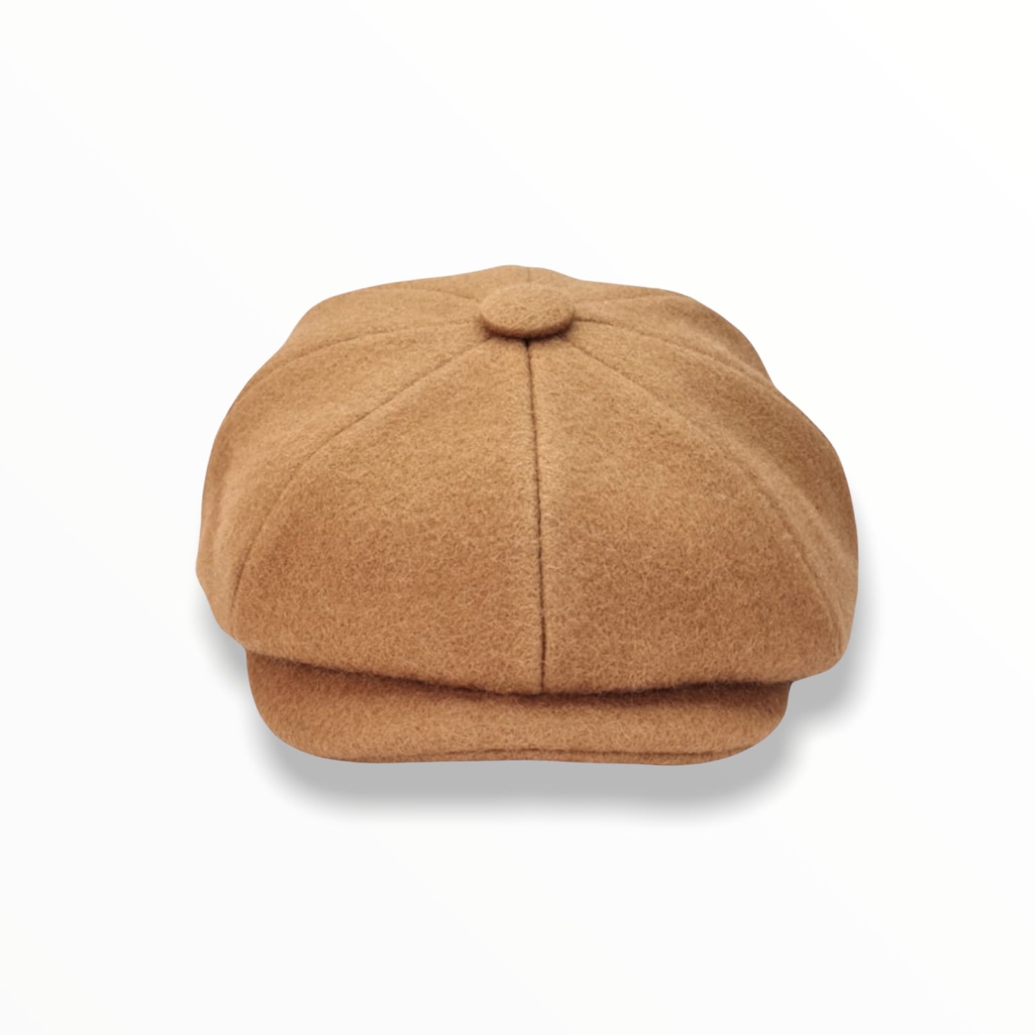 Men’s Neutrals Rileys Blonde Bakerboy Cap In Melton Wool Medium Mister Miller - Master Hatter