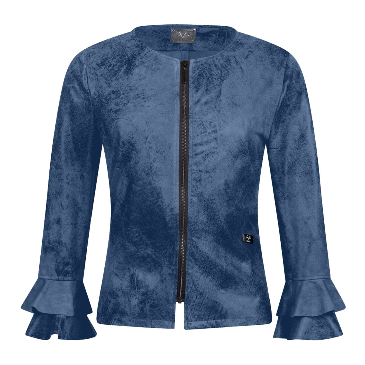 19v69 Italia By Versace 19.69 Abbigliamento Sportivo Srl Women's Jacket Udine- Navy Blue In Blue