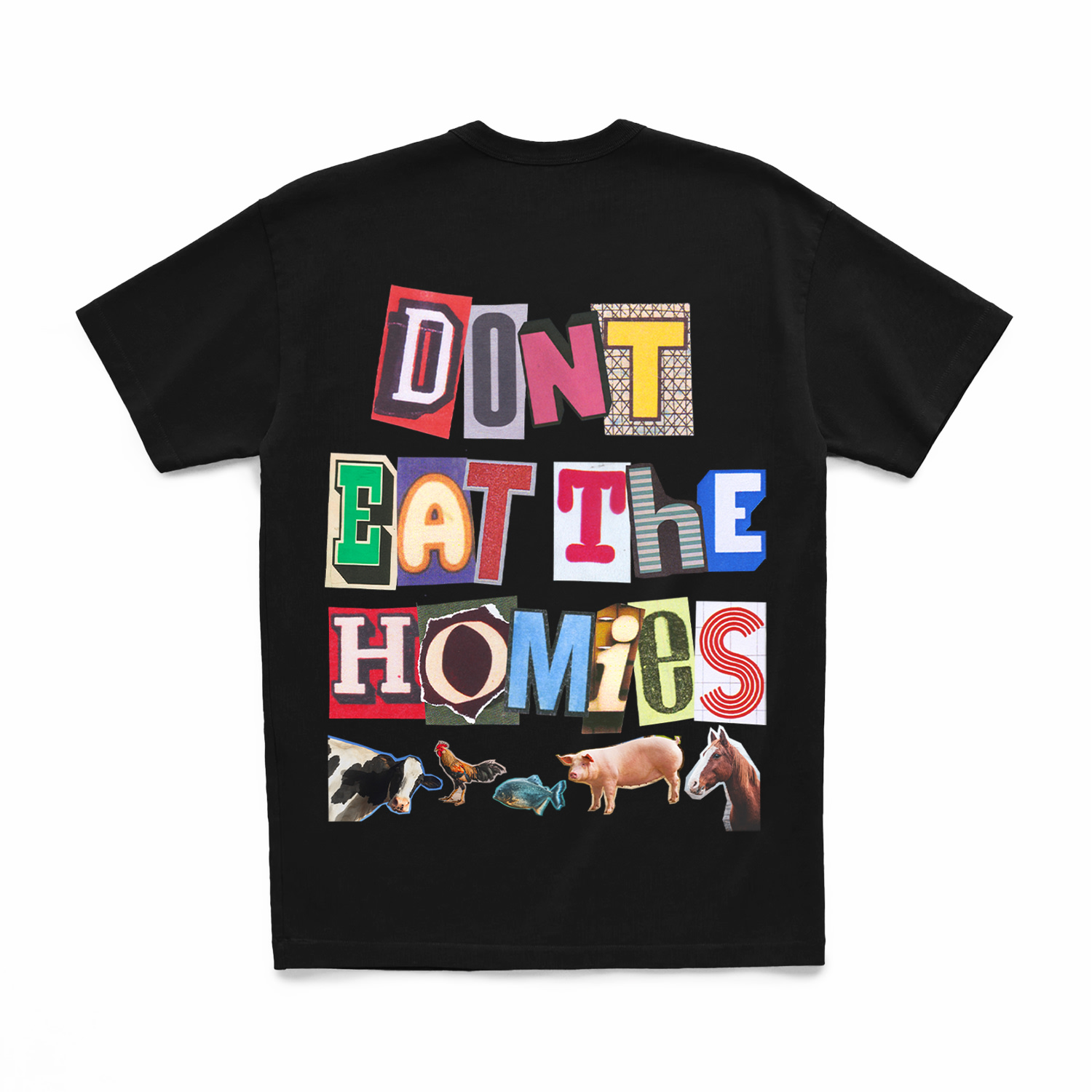 Dont Eat The Homies Men's Ransom Tee - Black In Black