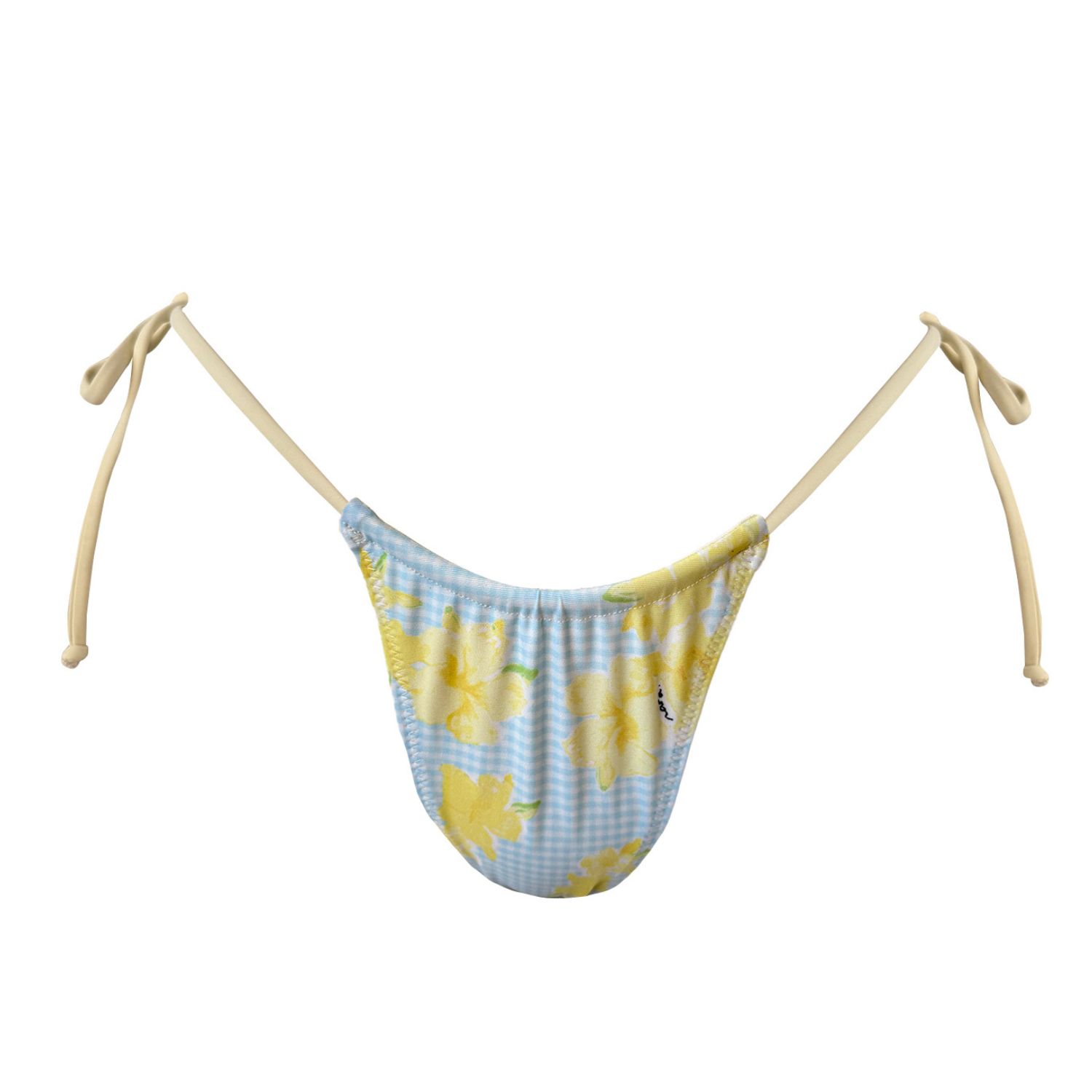 Nara Swim Women's Blue / Yellow Alia Reversible Bottoms // Gia In Multi