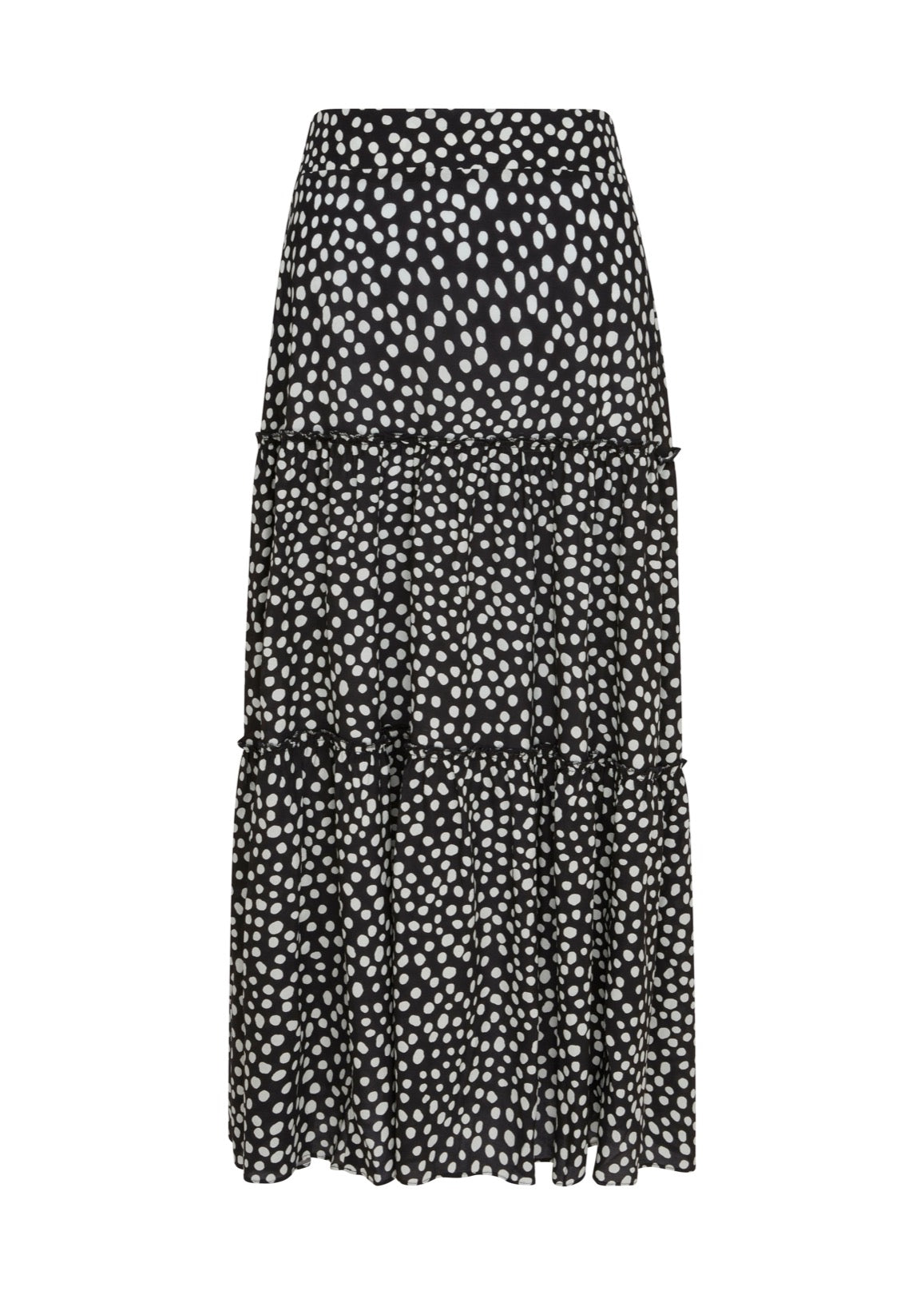 Women’s Black Harper Skirt Polka Dot Large Fresha London