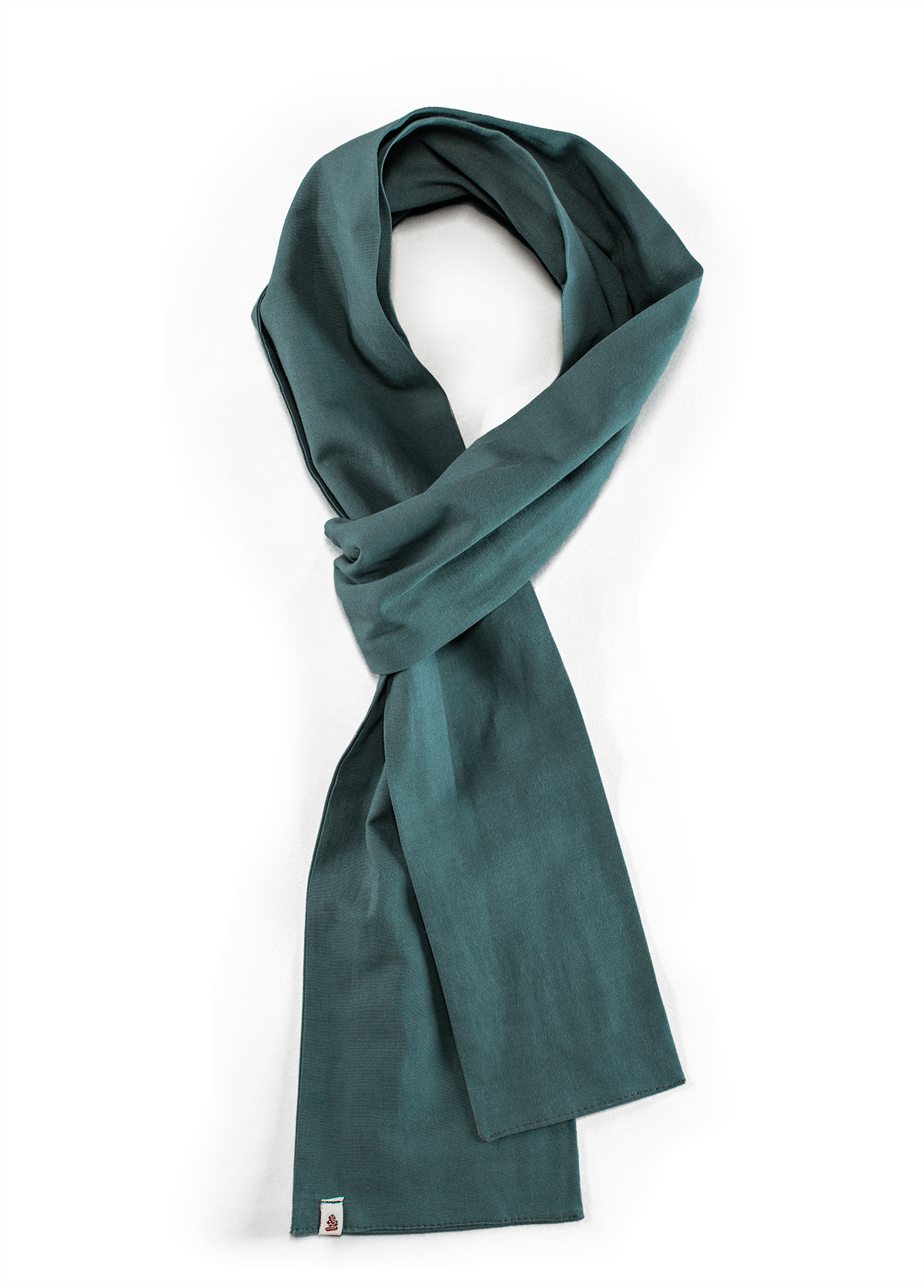 Brooklyn Triangle Silk Scarf - Green