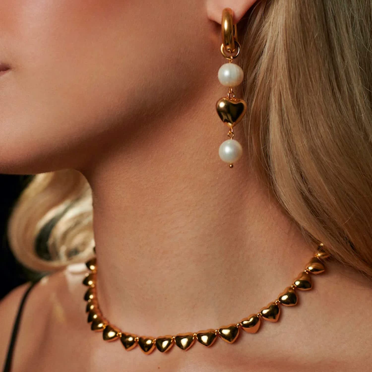 Heartbreaker Necklace - Gold | Mademoiselle Jules | Wolf