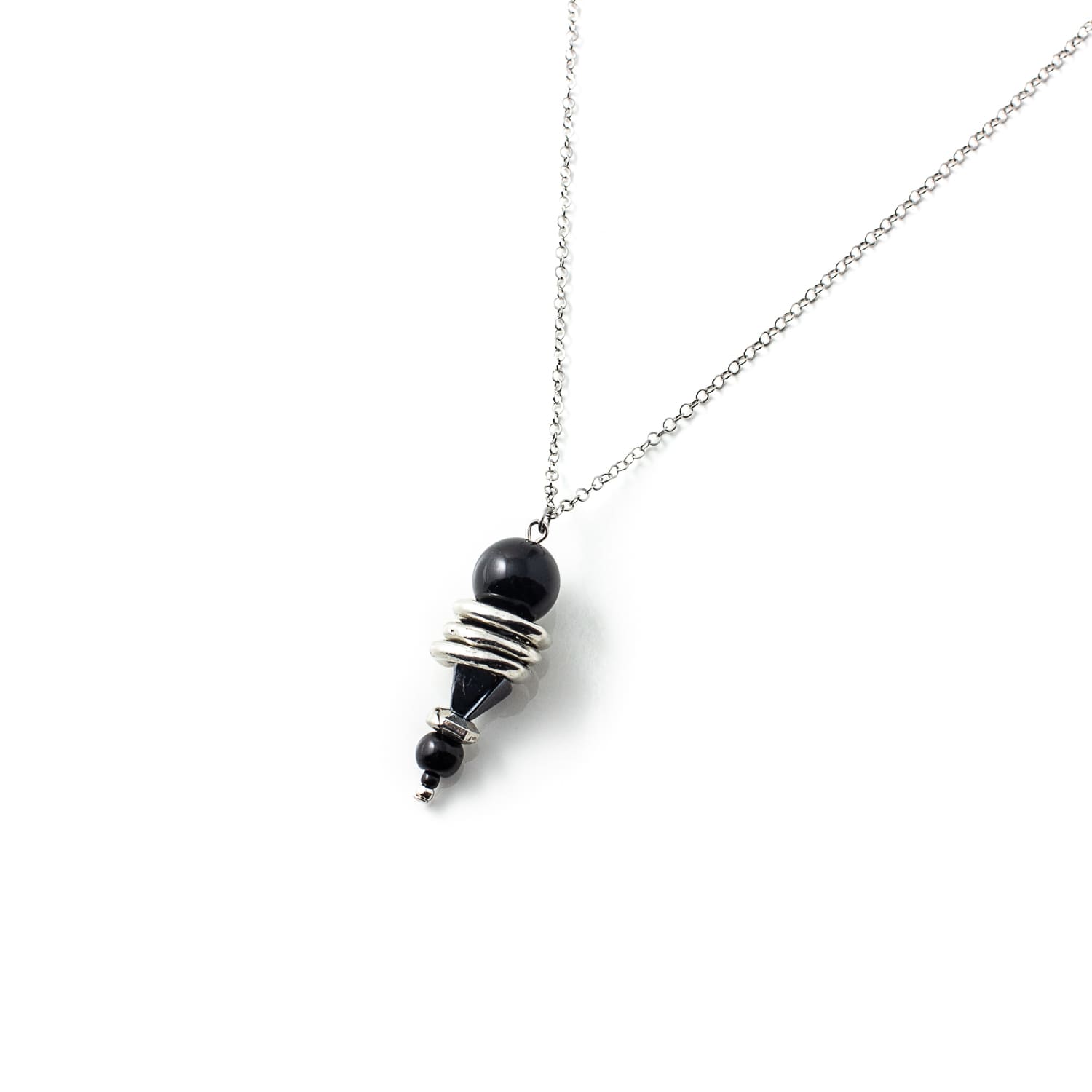 Women’s Black / Silver Necklace: Daleen, Anthracite Anne-Marie Chagnon