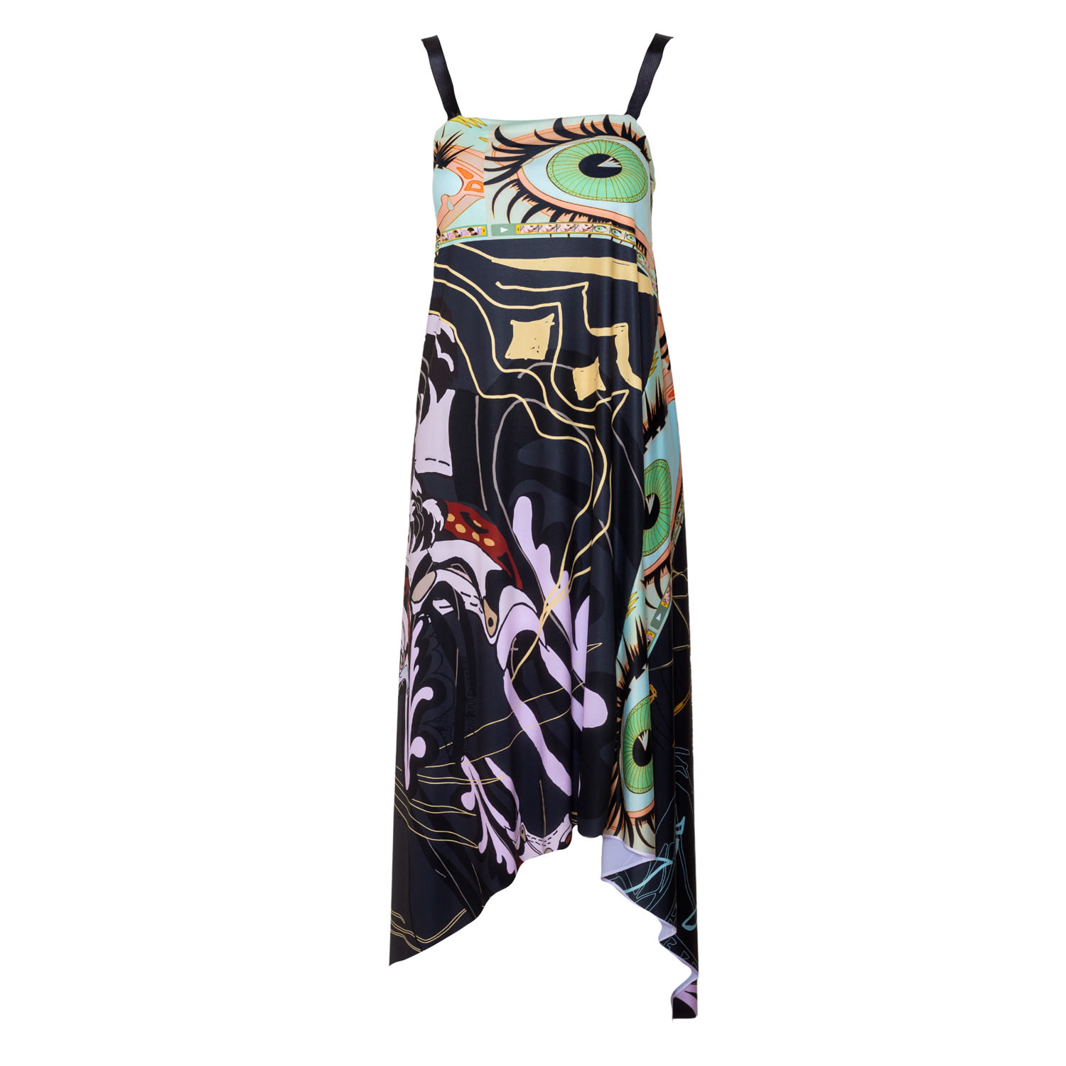 Artista Women's Peep Printed Dress