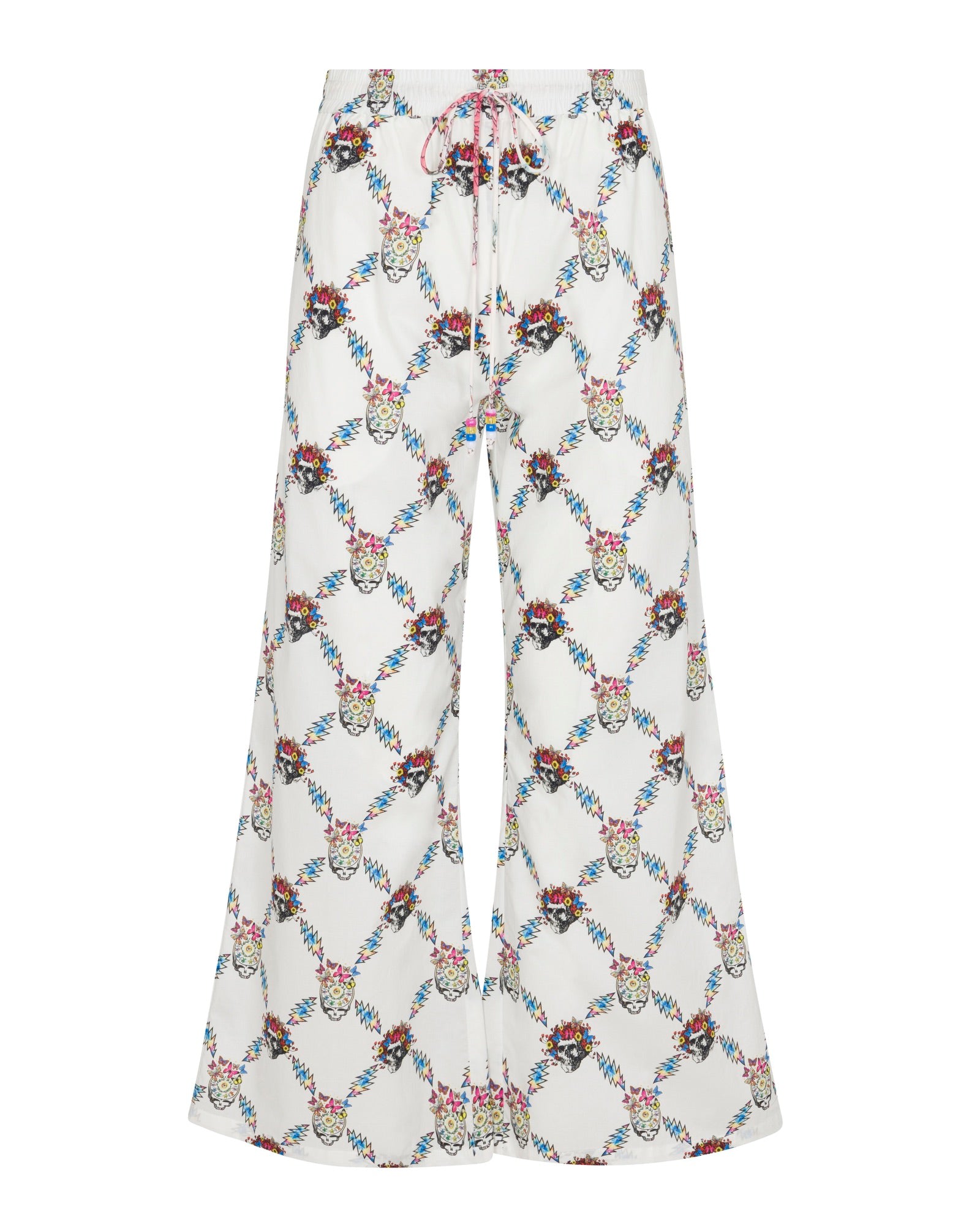 Meghan Fabulous Women's Blue / White / Pink Bertha Goddess Pants In Blue/white/pink