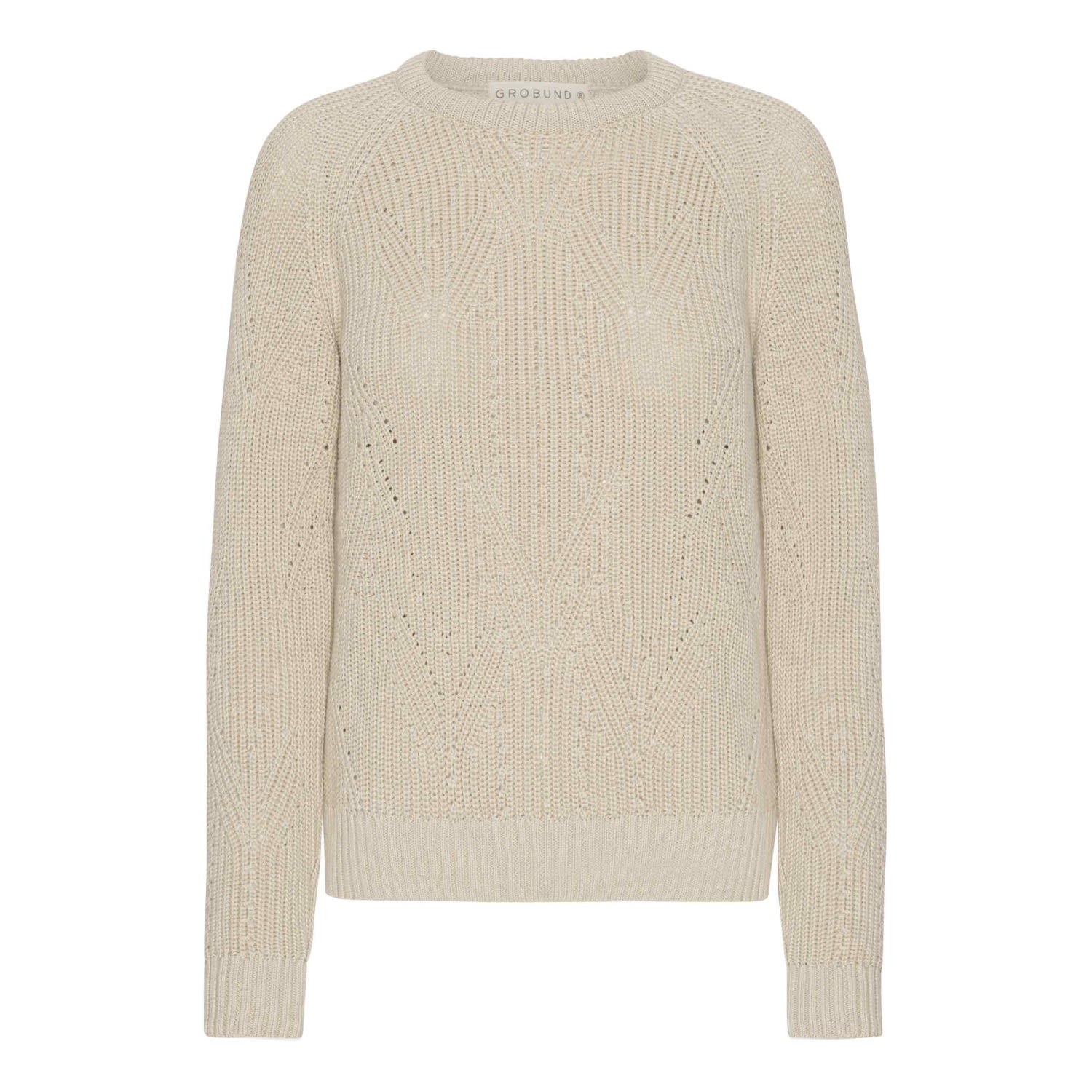 Grobund Women's The Organic Knit Filuca - White In White