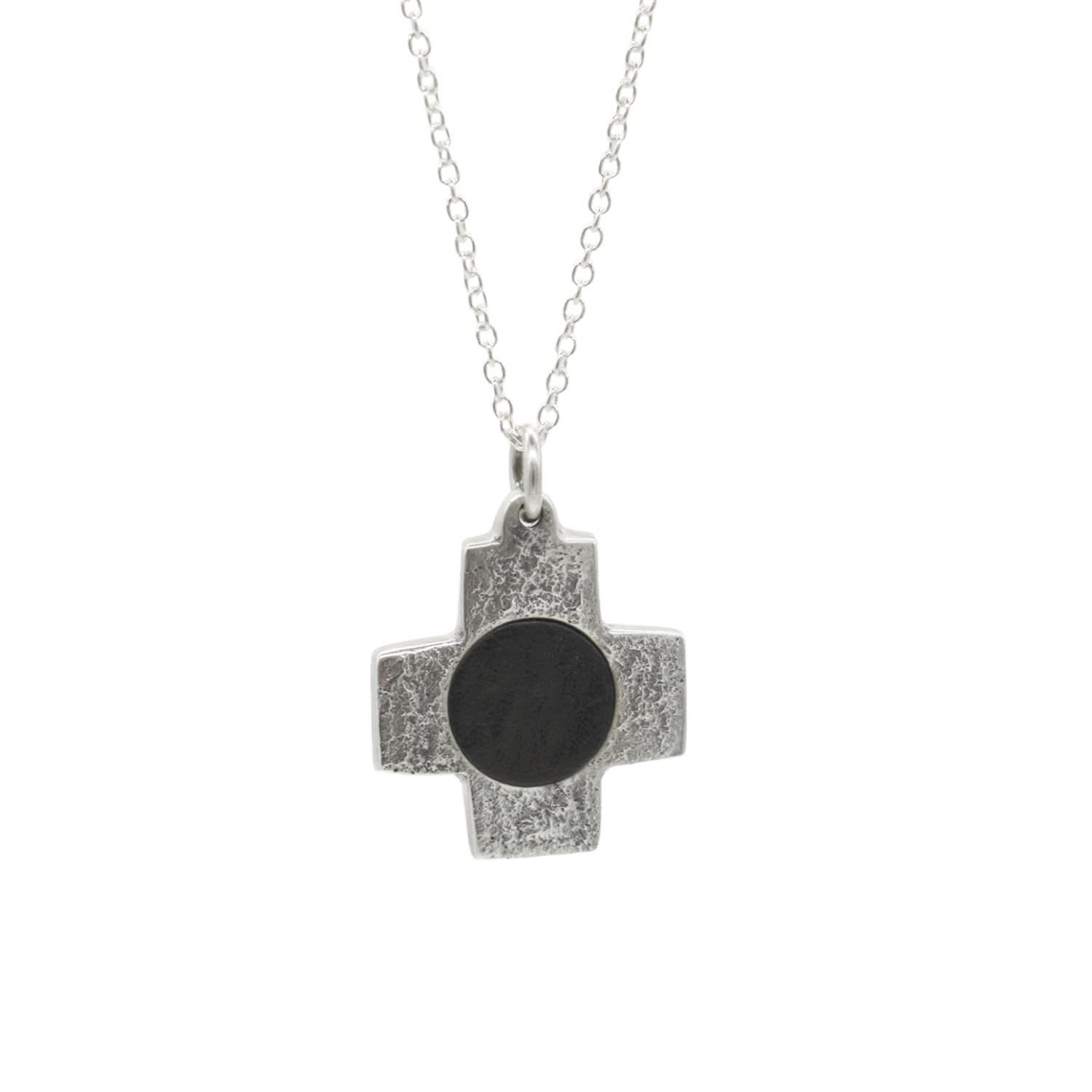 Void Cross Sterling Silver Necklace | TRUE CONNEXION | Wolf & Badger